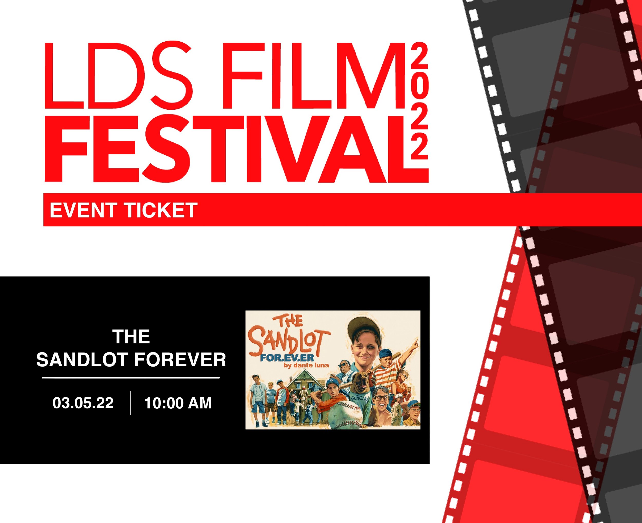 The Sandlot Forever 03.05.22 | 10:00 AM Showhouse II Theatre - The Sandlot Forever captures the high energy and excitement of the 25th Anniversary events that were held in honor of America's beloved baseball movie The Sandlot.     Q&A with filmmakers