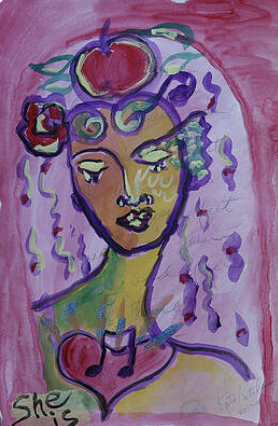 She is Materializing