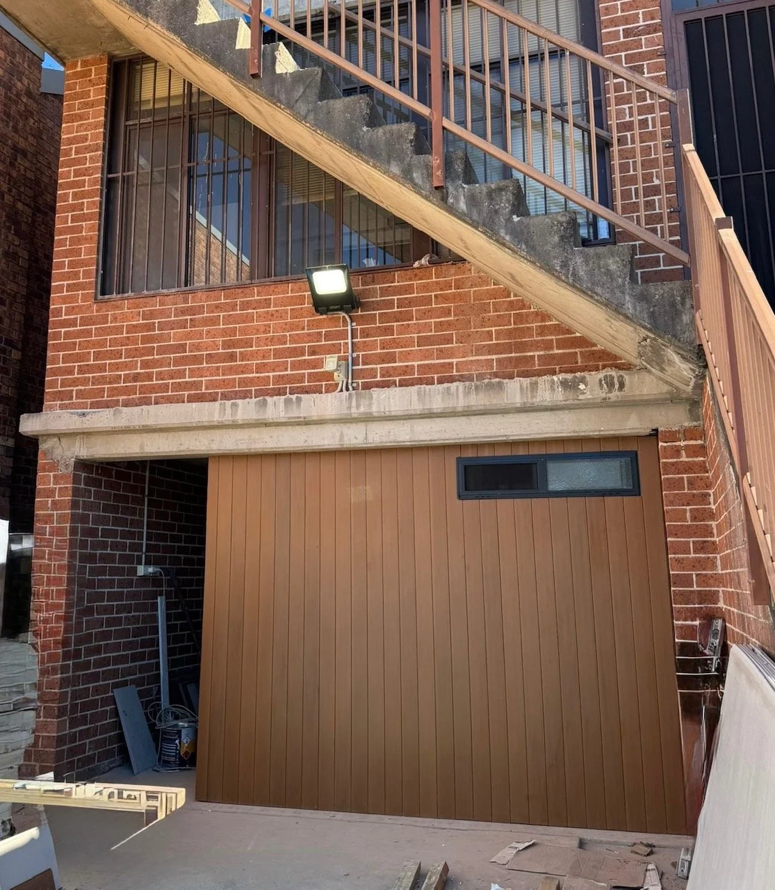 Custom ASA Flat Shape Garage Door