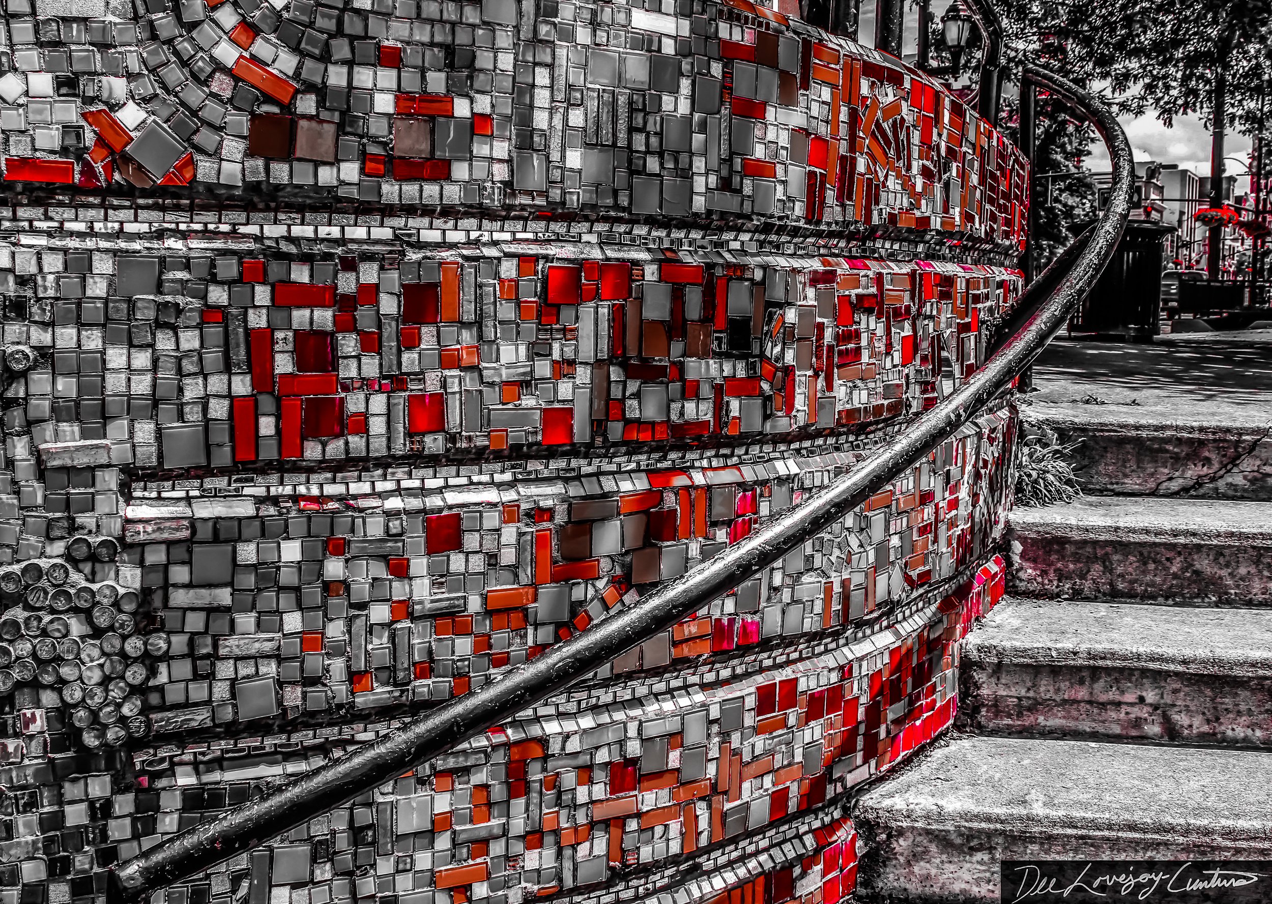 "Patchwork Glass Garnet" Taken 2017, edited 2020