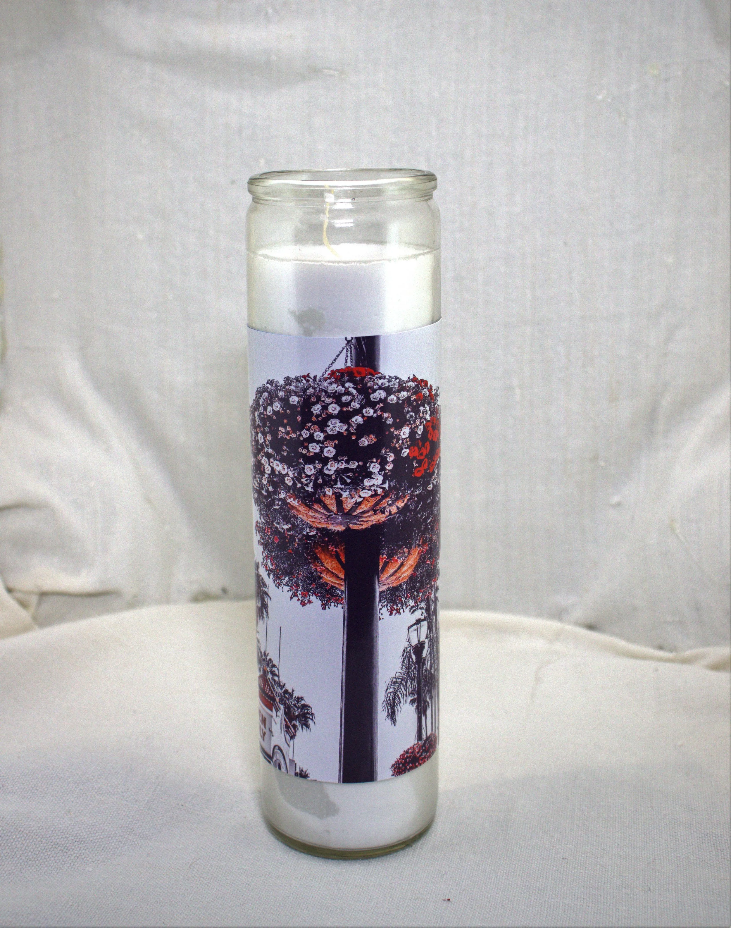Photo Candle - Garnet Bloom