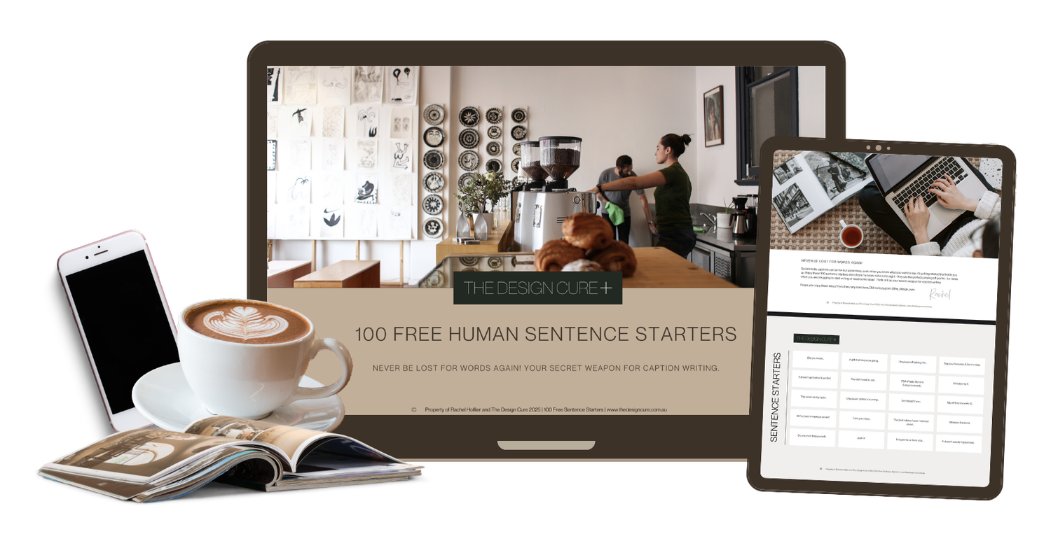100 Sentence Starters — The Design Cure - Brand and Marketing Studio