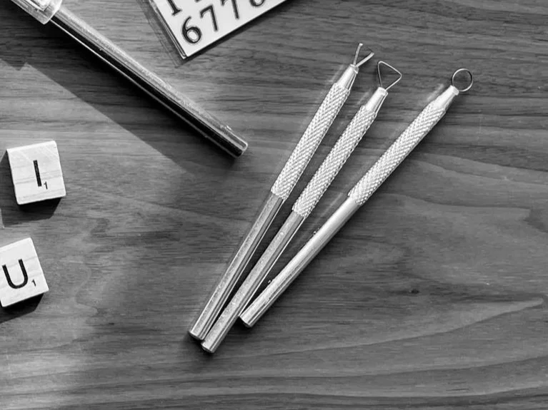 Clay tools and carving utensils