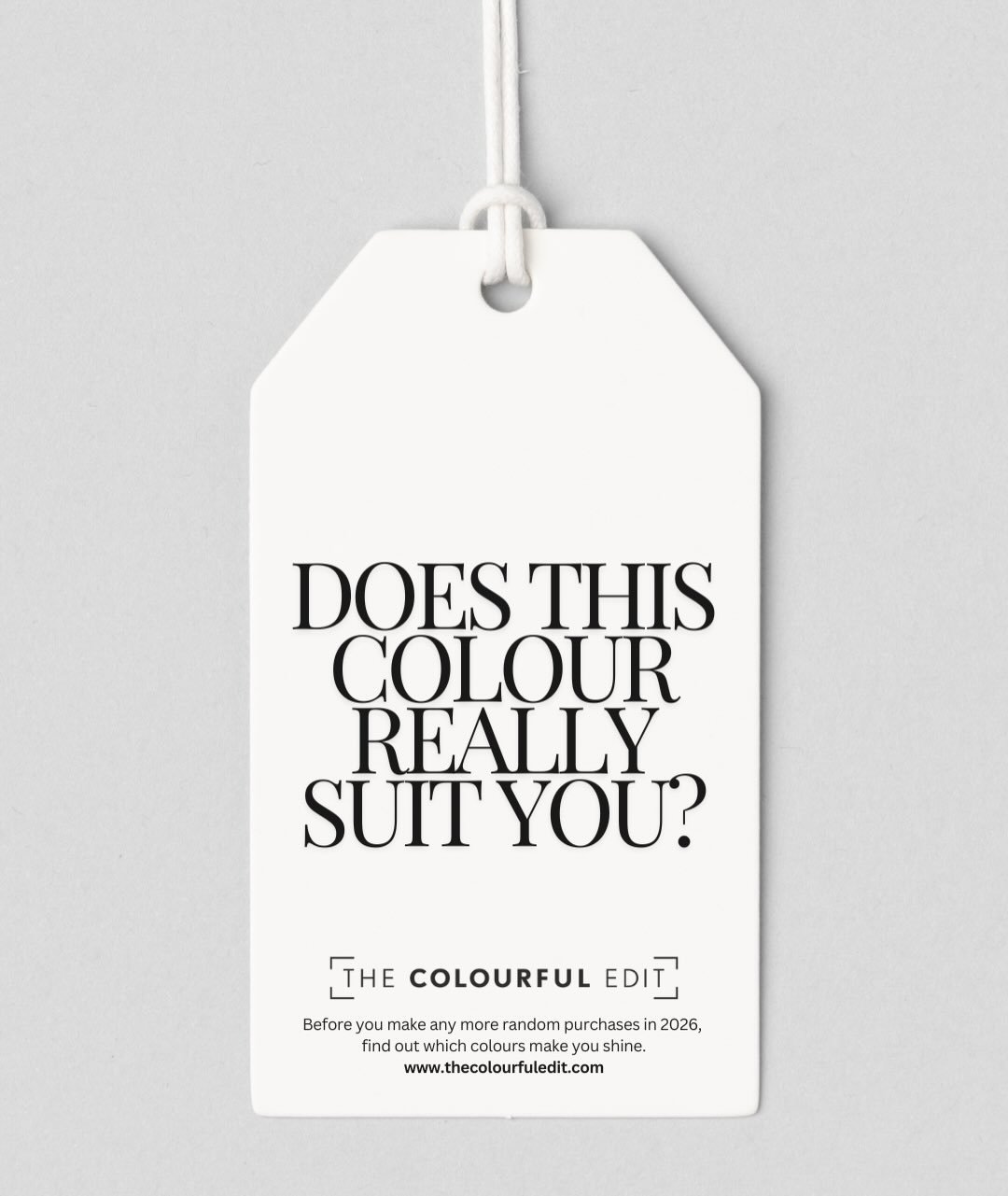 TAKE THE TIME.
To invest in the right choices.

Colour. Shape. Style.

When you understand the colours that truly suit you, getting dressed becomes effortless.
More confidence. Fewer mistakes. Smarter purchases.

Colour analysis isn&rsquo;t a trend, 