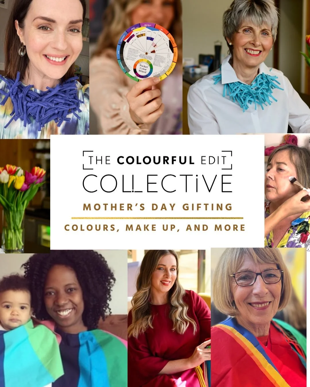 MOTHER&rsquo;S DAY GIFTING 
A beautiful session is on offer for the lovely ladies. Treat your mum, mother in law, daughter, sister, friend to an experience in colour. One hour. Time out, to feel beautiful and confident. 

We all deserve that. 🌈❤️🌈
