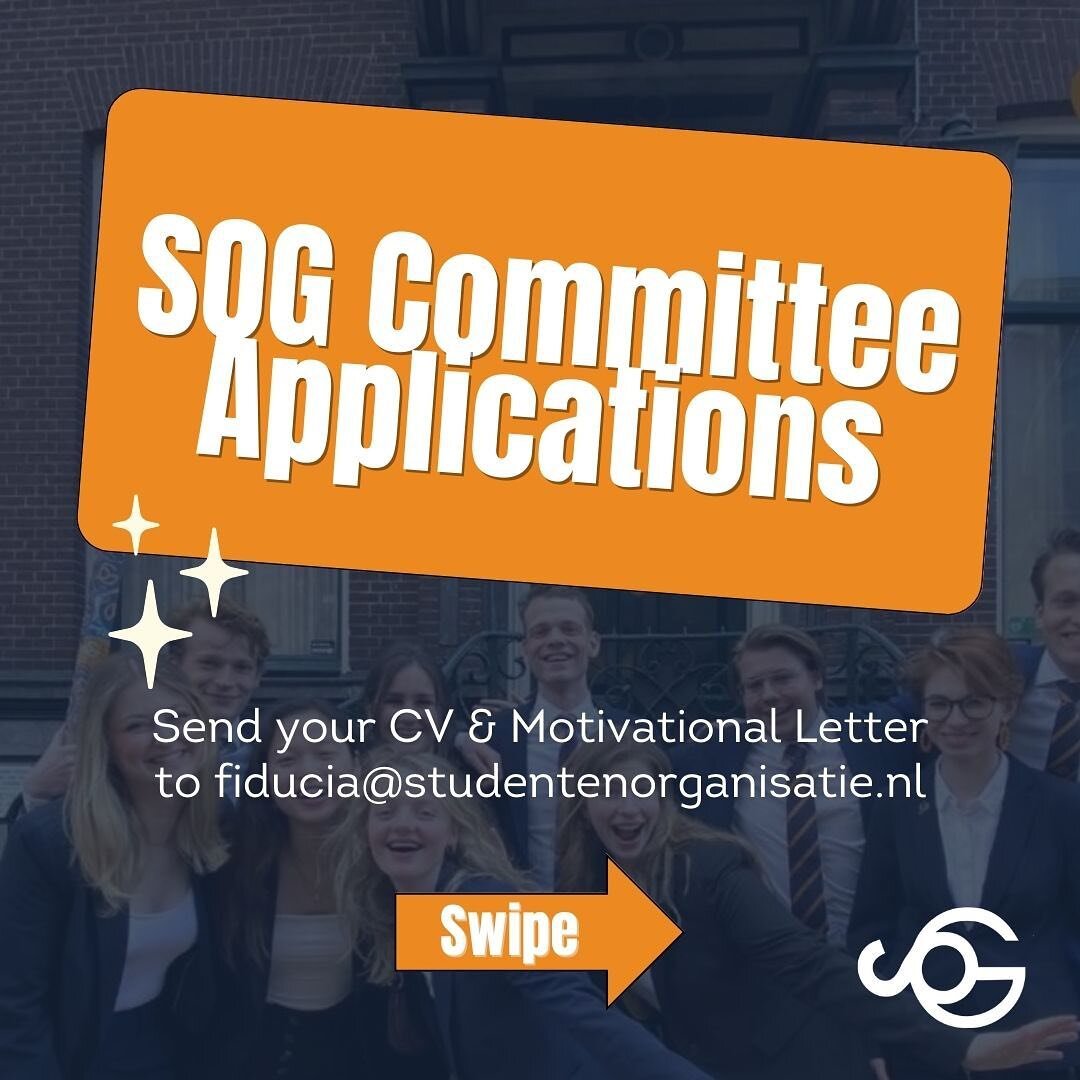 🍊 SOG IS LOOKING FOR YOU! 🍊 
Do you want to gain professional &amp; personal experience? Are you interested in politics? SOG is the association for you, and here is your chance to become involved! Apply for the Think Tank and work alongside the Fac