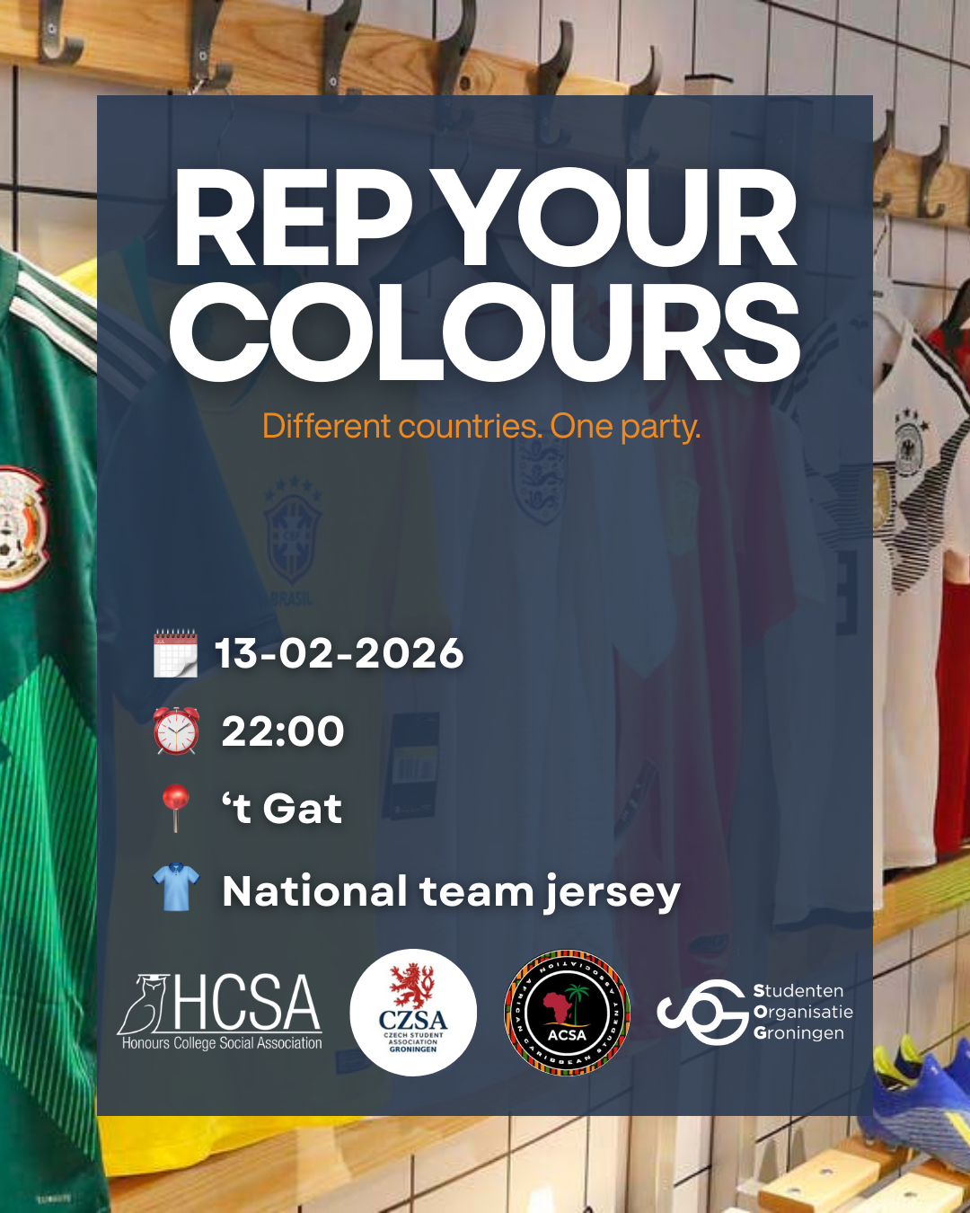 Rep Your Colours Party