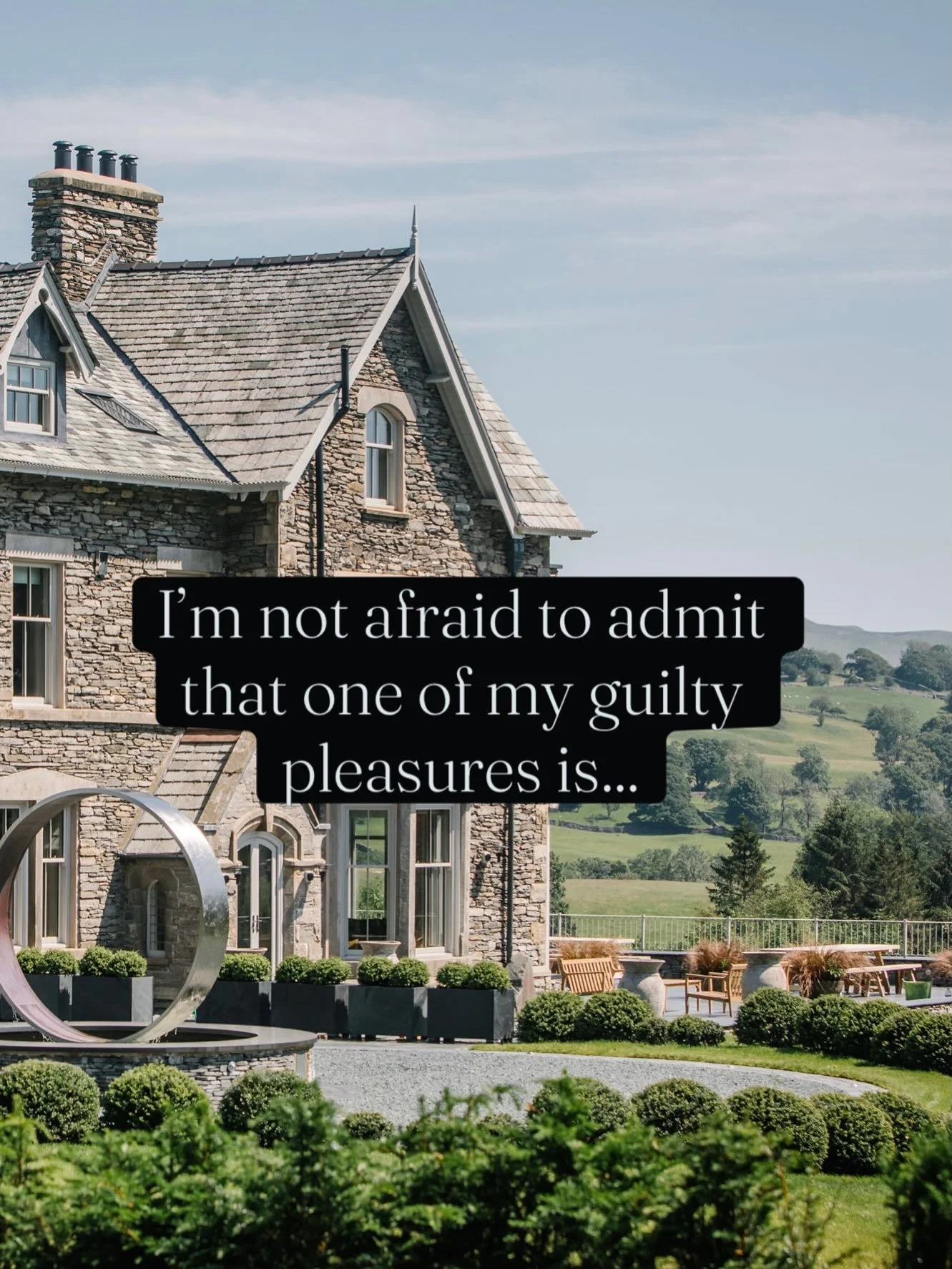 Time to confess&hellip; Finding gorgeous retreat venues is one of my guilty pleasures. I can happily lose hours looking at photos, investigating tiny details, checking out the surrounding area (even purchased the OS app for our Lakes venue), and disa