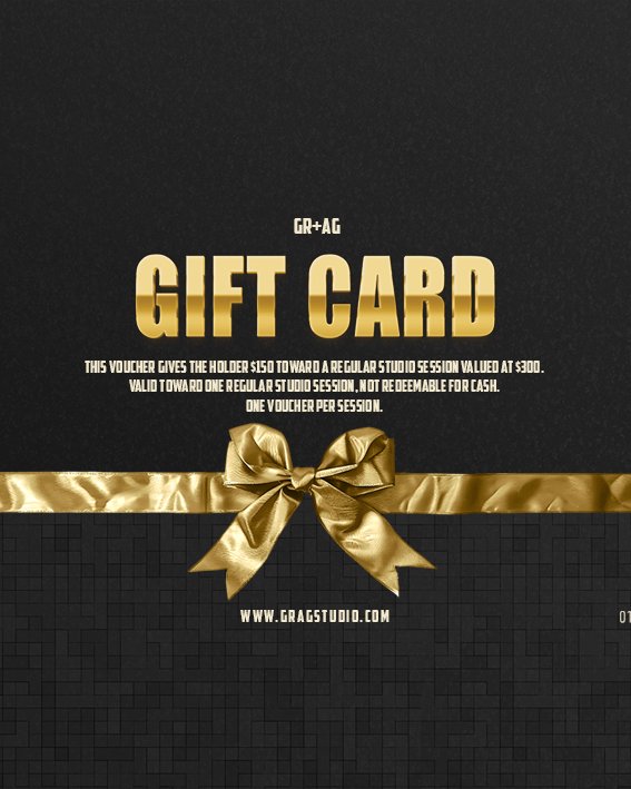 50% OFF STUDIO SESSION