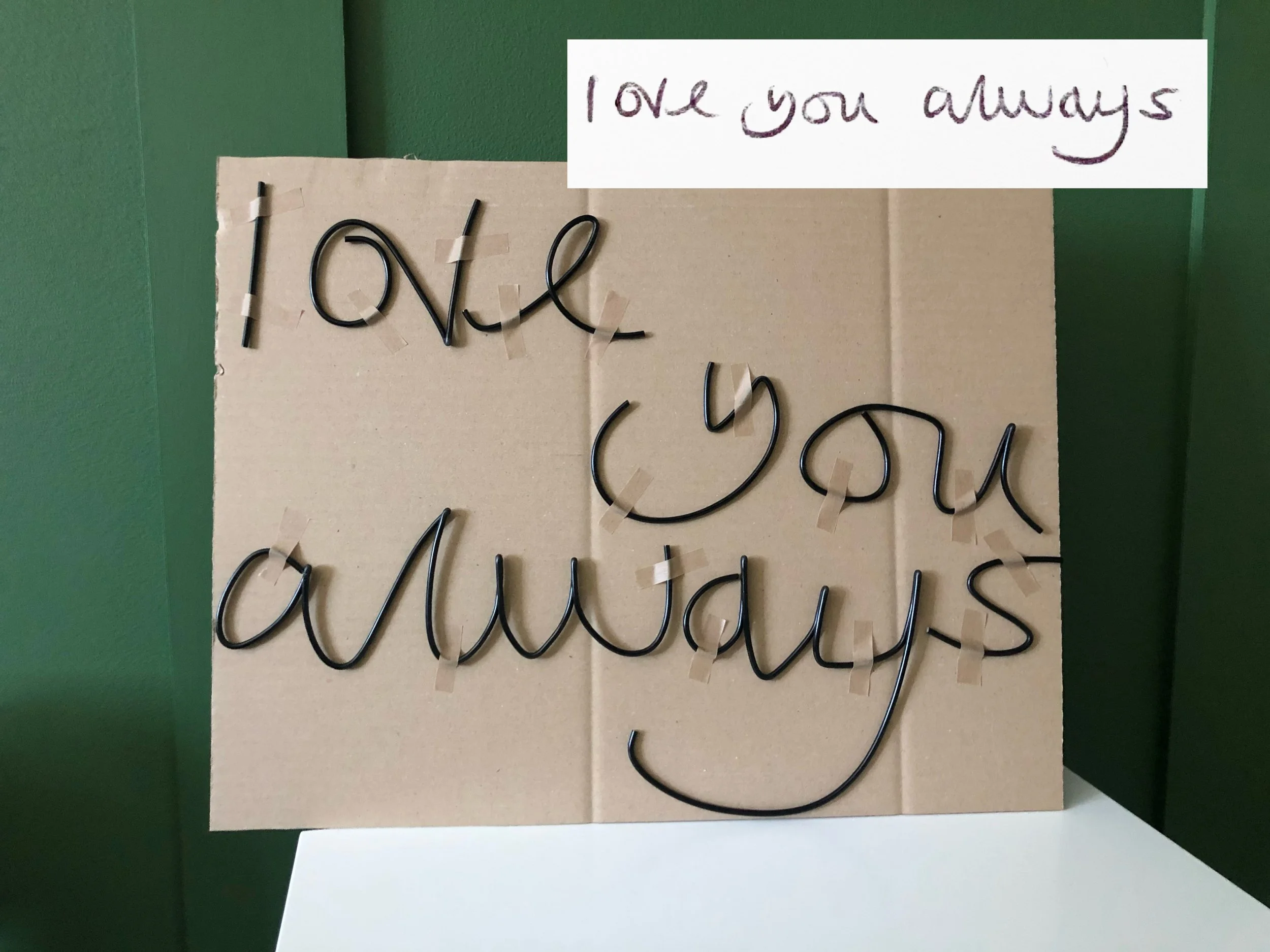 Handwriting wire sign — The Bespoke Wire Co