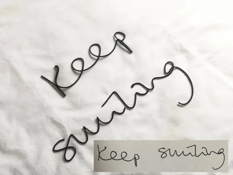 Handwriting wire sign — The Bespoke Wire Co