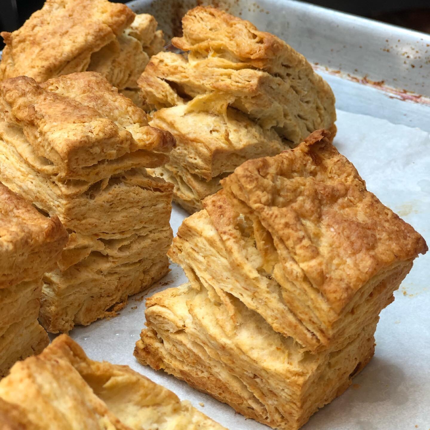When everyone at Pig&amp;Khao asks for Southern Fried Chicken, Pork Belly &amp; Duck Liver Gravy and Sweet Potato Biscuits for Family Meal&hellip;I deliver baby!!