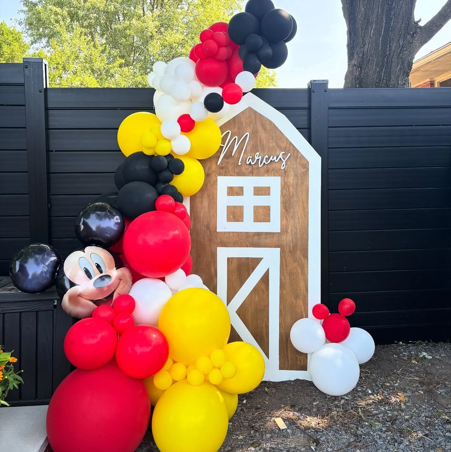 Mickey Mouse themed 1st Birthday&hearts;️🖤💛
