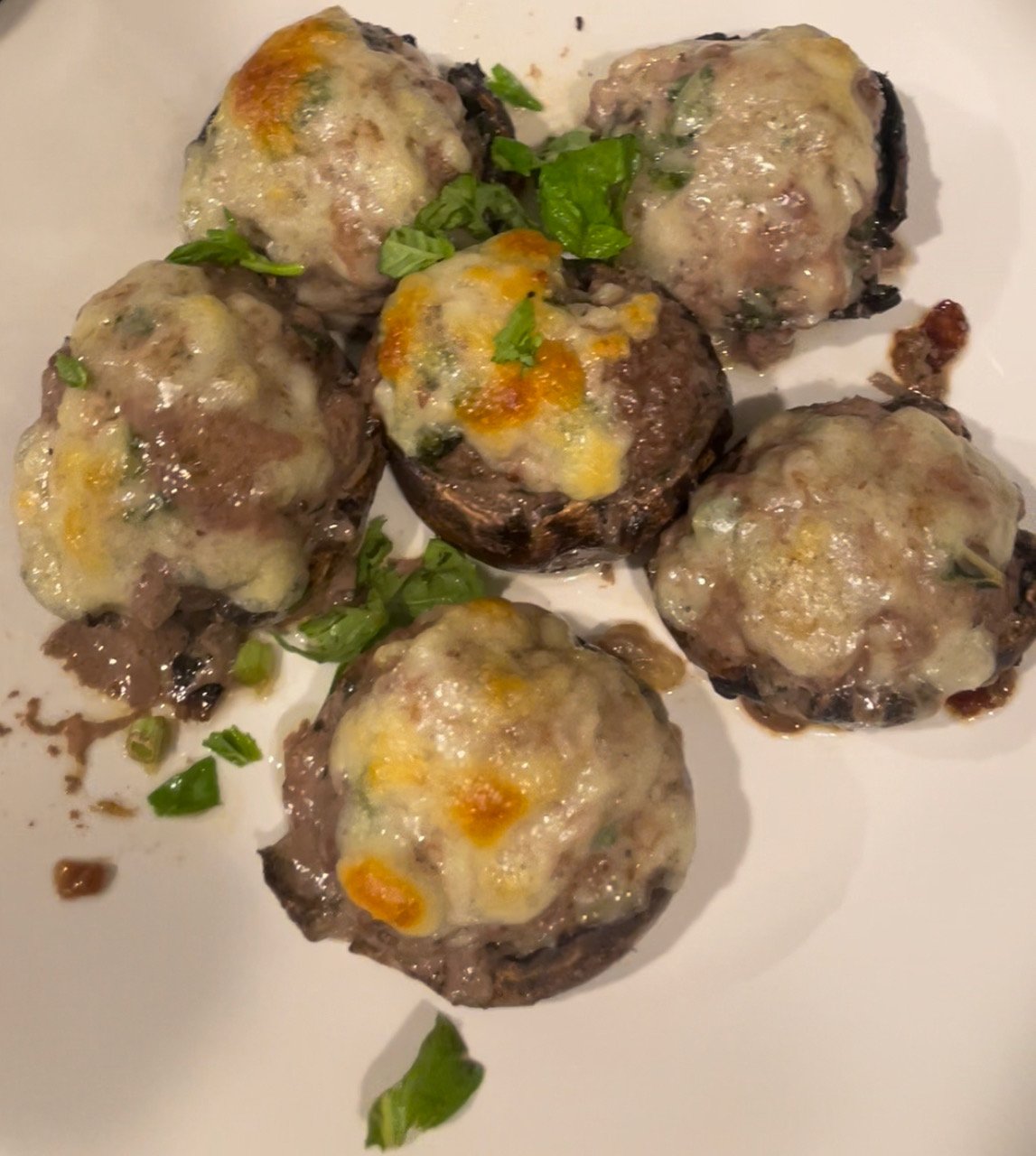 Meatball Stuffed Mushrooms