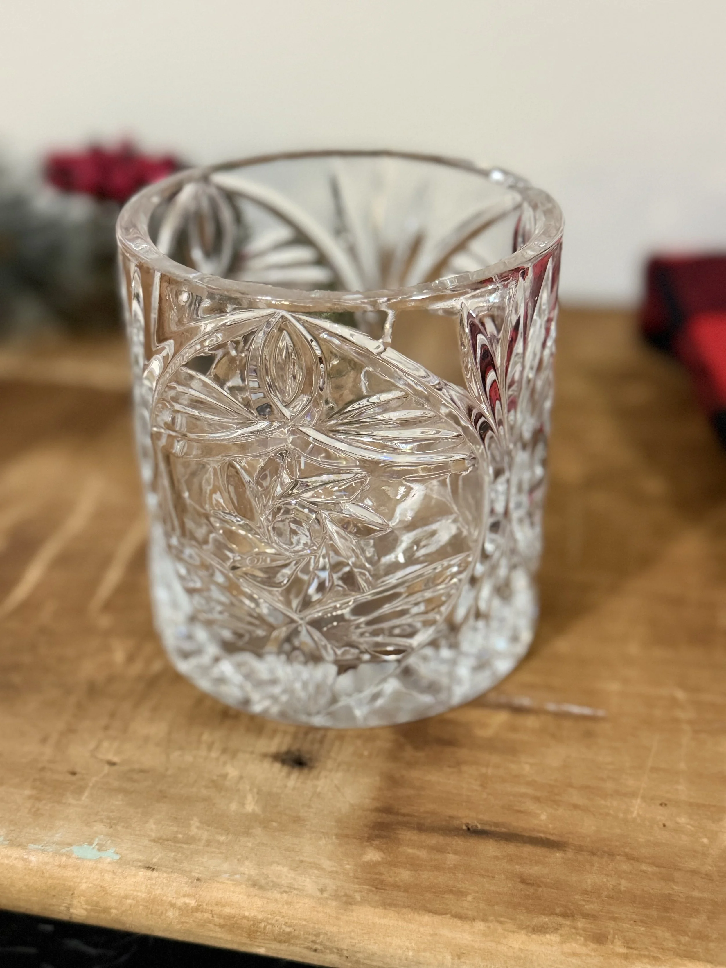 Crystal Pin wheel Candle