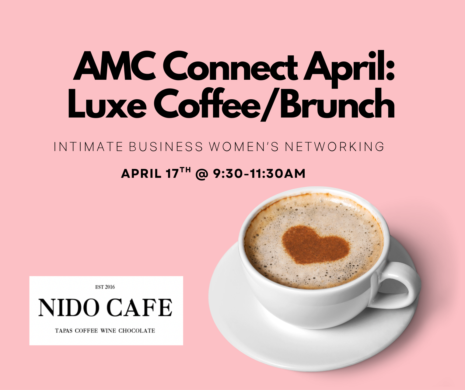 AMC Connect Luxe Coffee & Brunch: Friday, April 17th