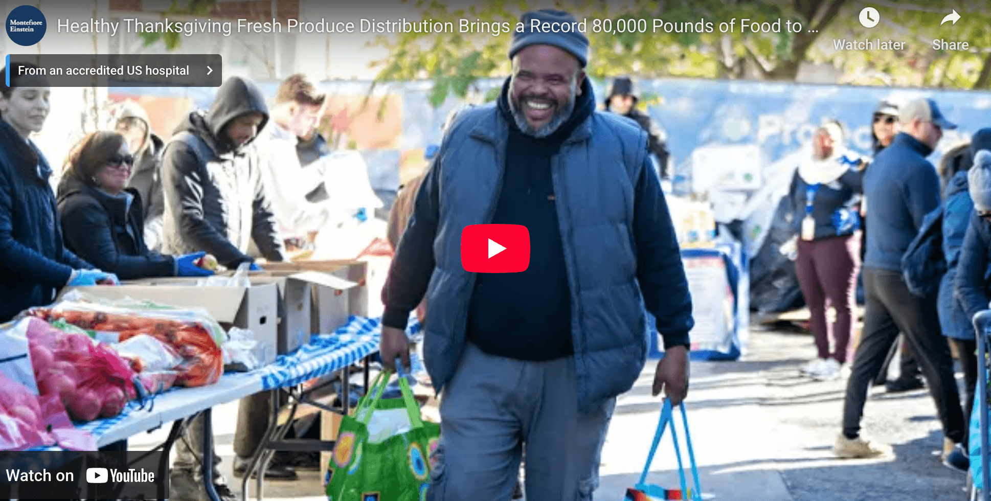 Healthy Thanksgiving Fresh Produce Distribution Brings a Record 80,000 Pounds of Food to Families