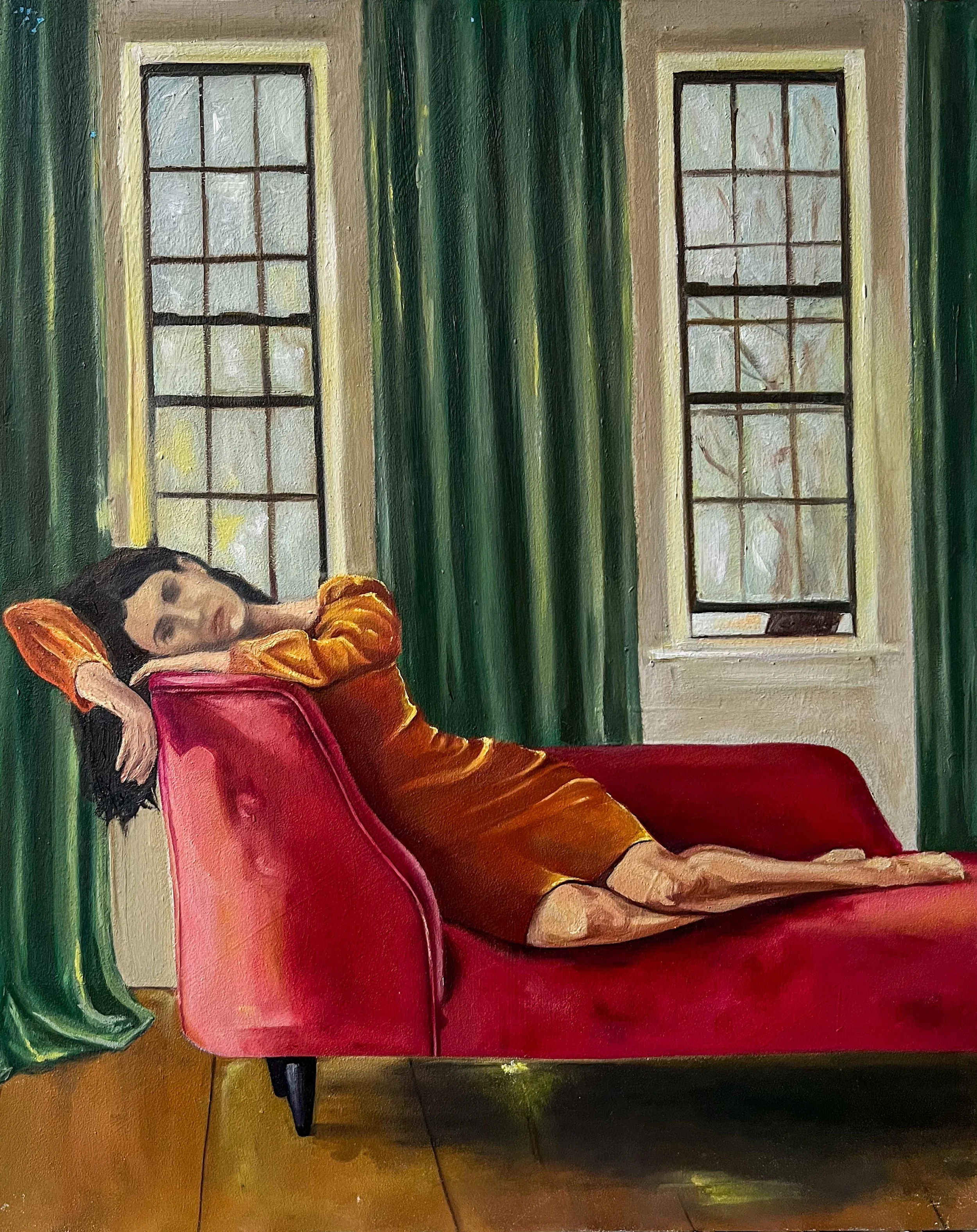   Sunrise to Sunset  , 2025, 16 x 20 inches, oil on canvas, AVAILABLE