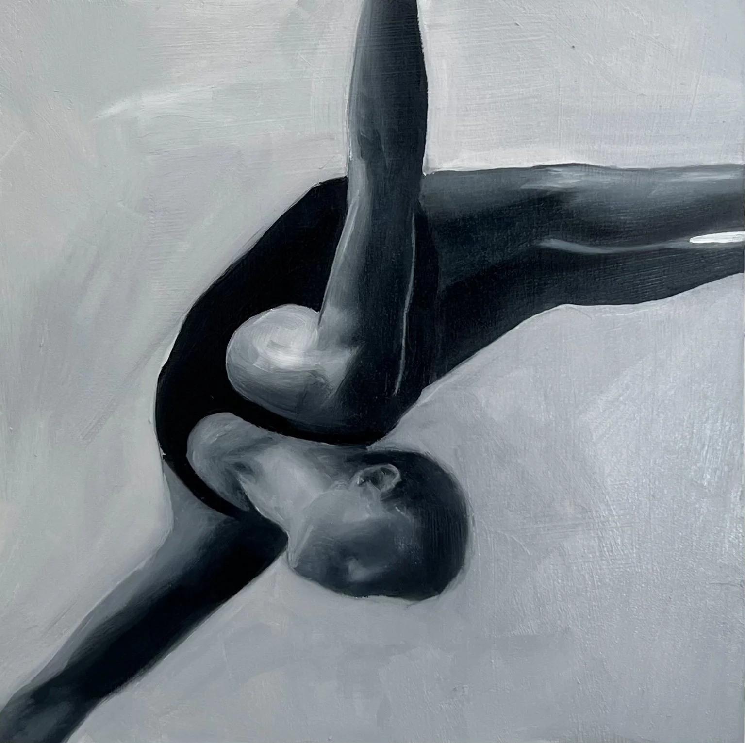  Spiral , 2024, 6 x 6 inches, oil on wood panel, AVAILABLE