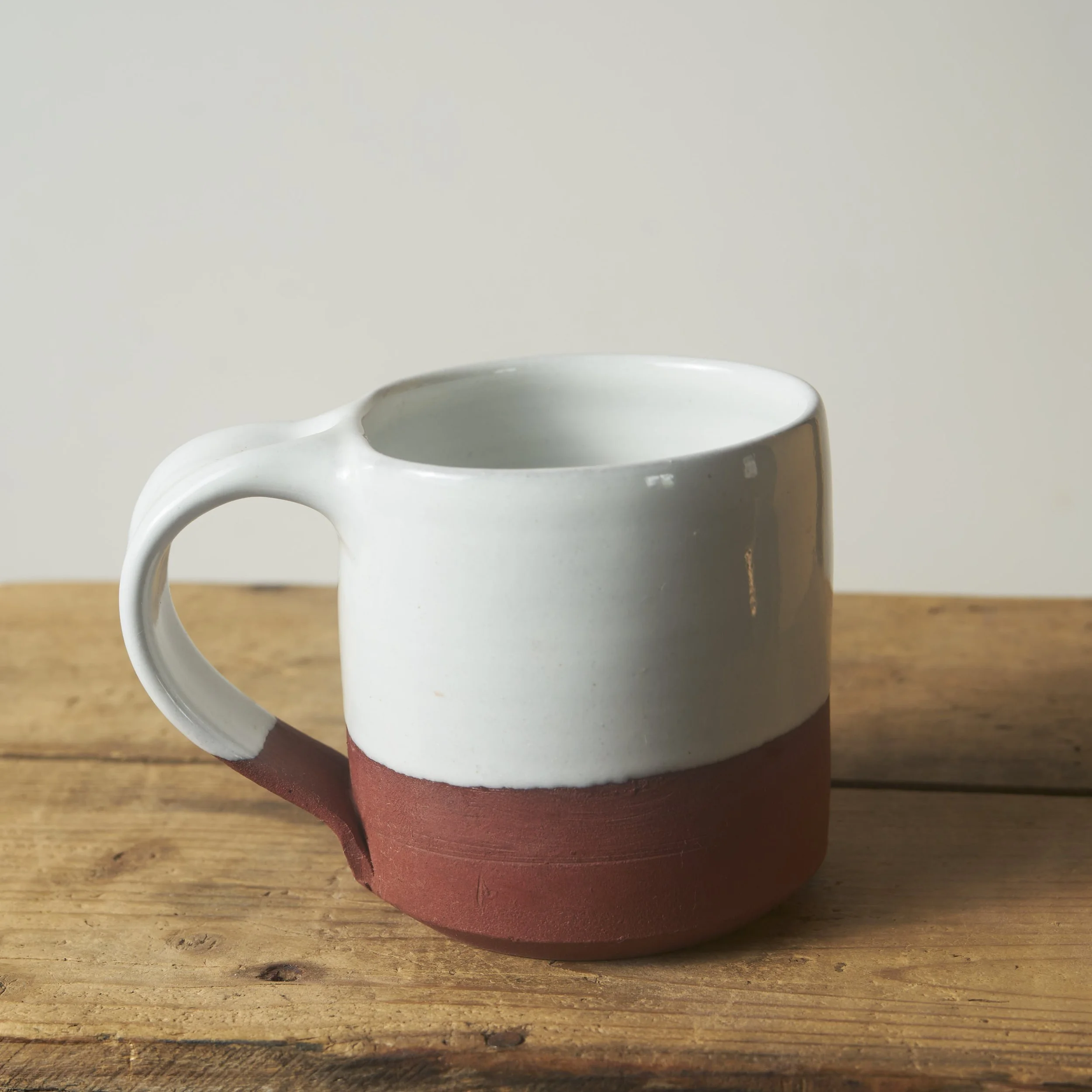 small mug -white with white interior