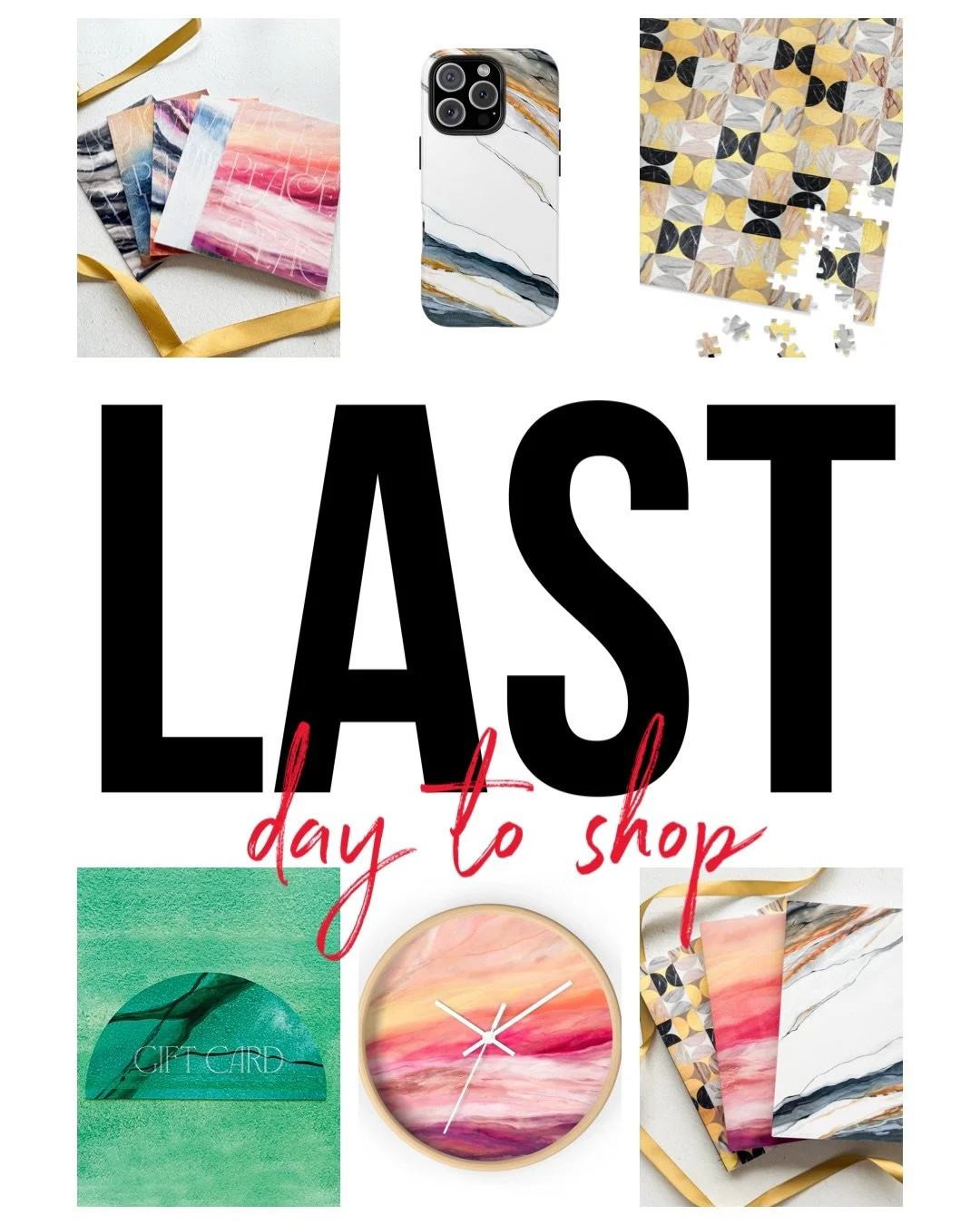 🎁 Get in your orders today&hellip;the shop closes at midnight! 

Since all items are made to order, I need plenty of time to put in your orders, have them shipped to me, assemble everyone&rsquo;s packages and wrap them, then ship them out to you for