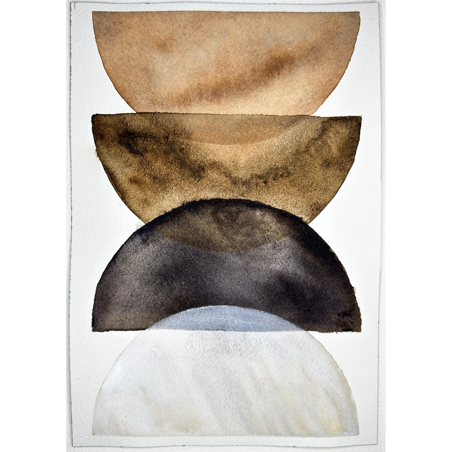 ombre moons | 9 x 12