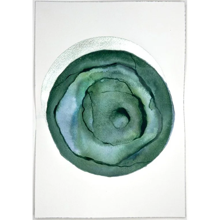 full moon earth | 9 x 12