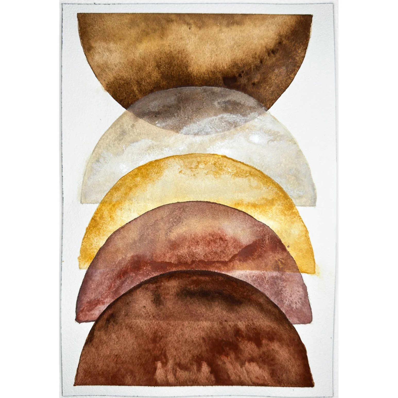 desert moons | 9 x 12