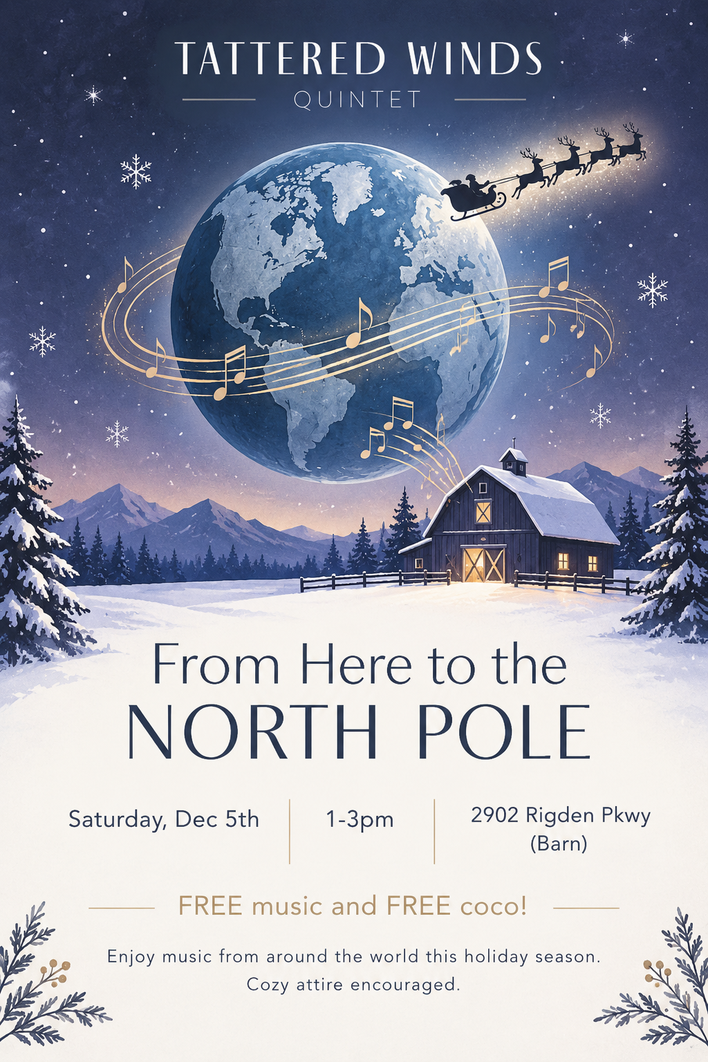 From Here to the North Pole