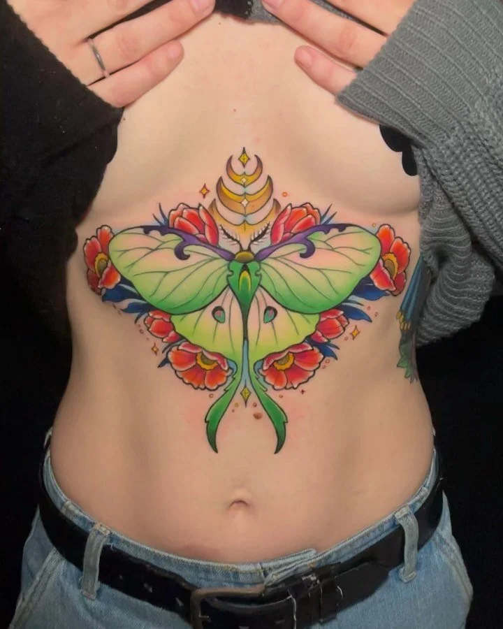 Lunar moth 💚❤️💙
.
#lunar #moth #tattoo #lunarmoth #moontattoo #tucson #arizona #arizonatattooartist #tattoosnob #tucsontattoo #tucsontattooartist #natebrinkertattoos