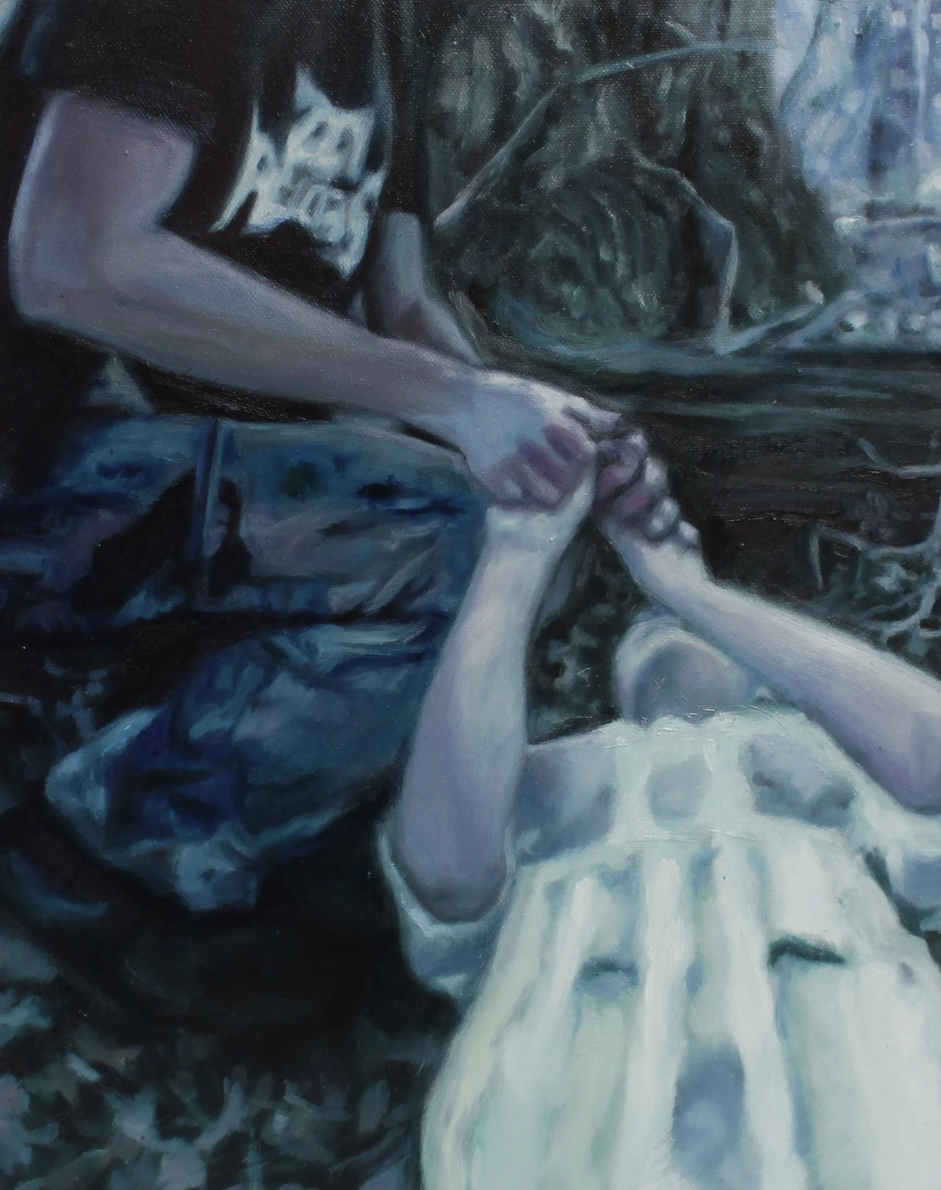 Ghost Girlfriend, Oil on canvas, 20" x 16", 2022