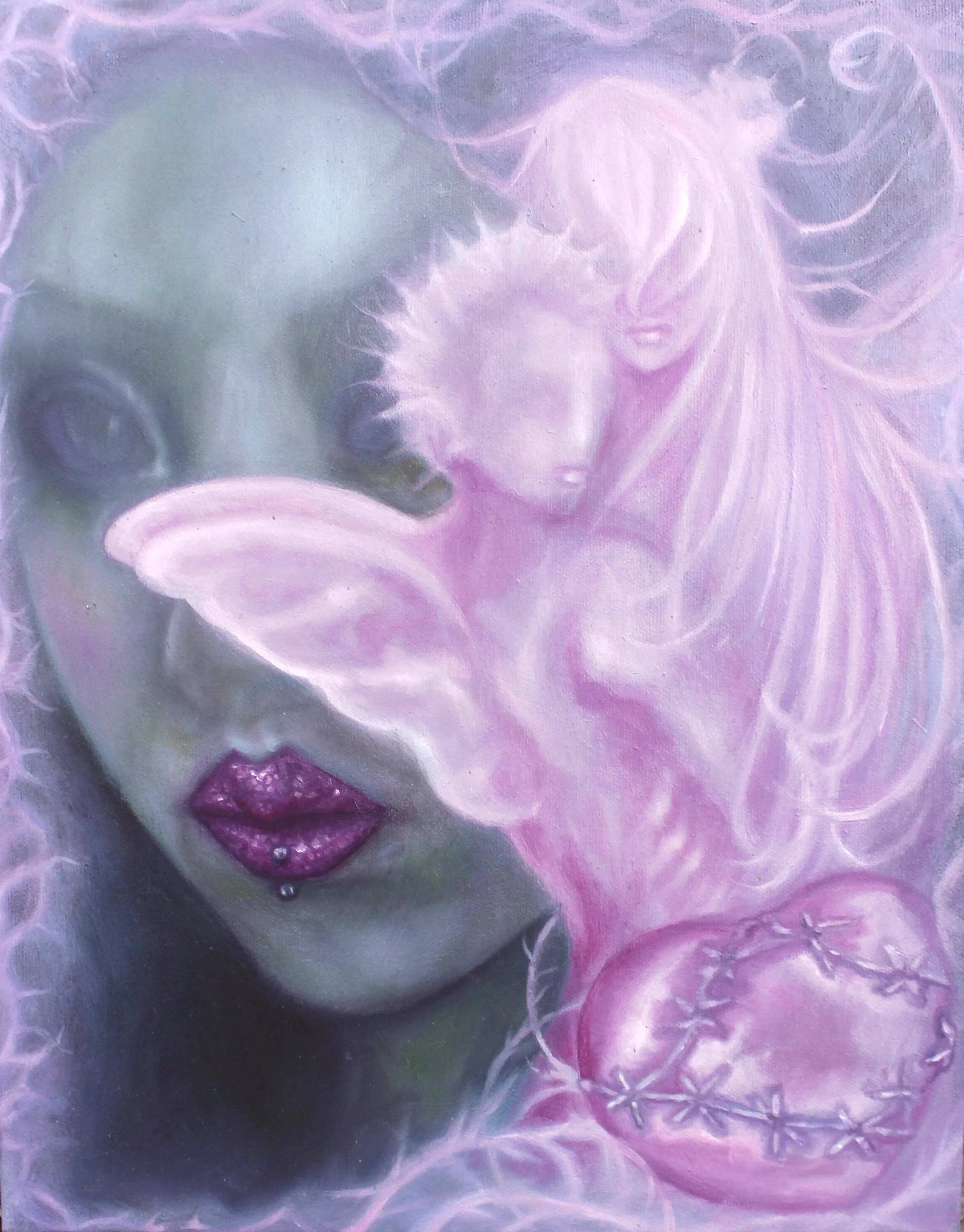 The Ether, 11" x 14", Oil on canvas, 2026