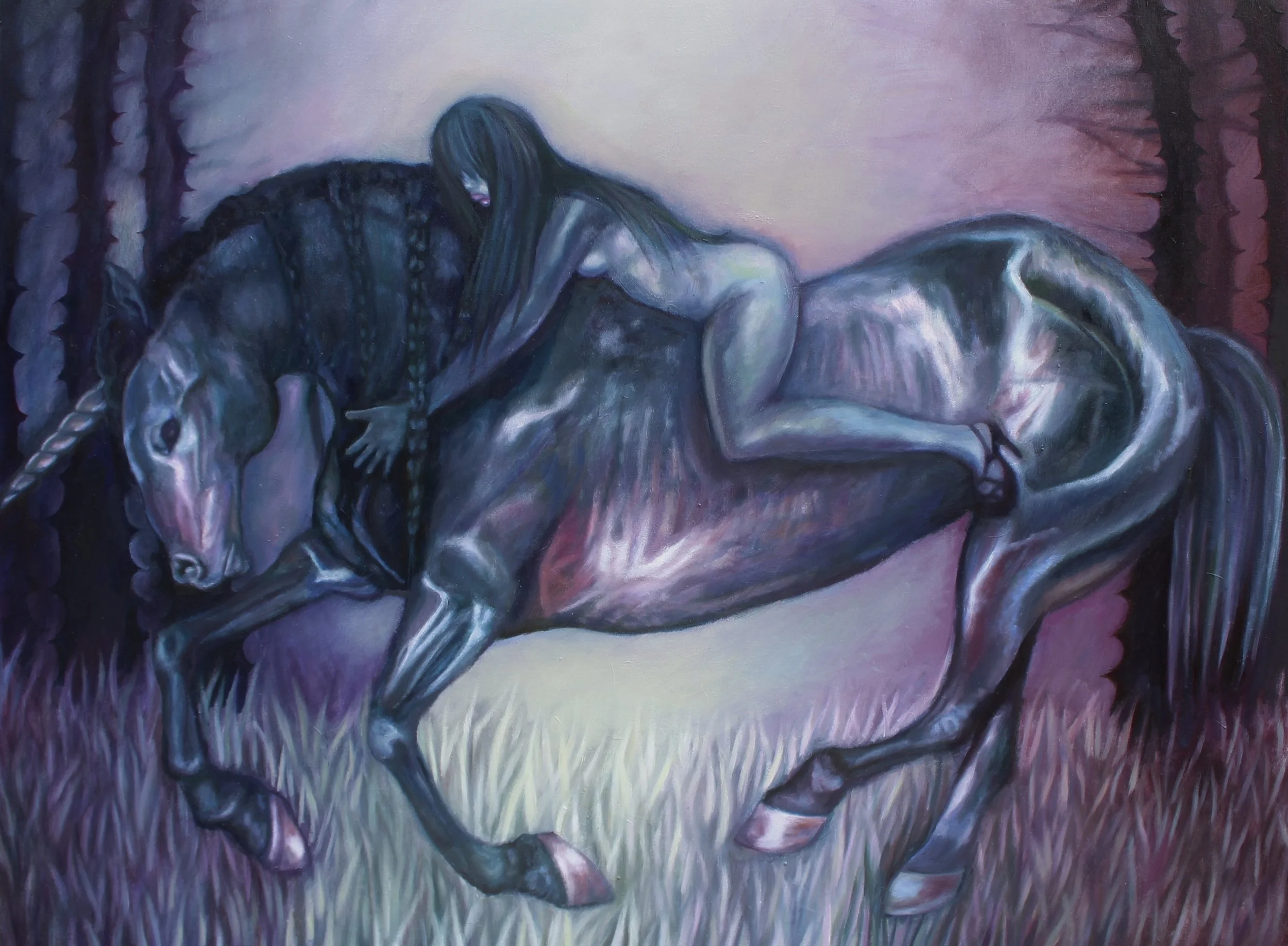 this is me if you even care, 3' x 4', Oil on canvas, 2026