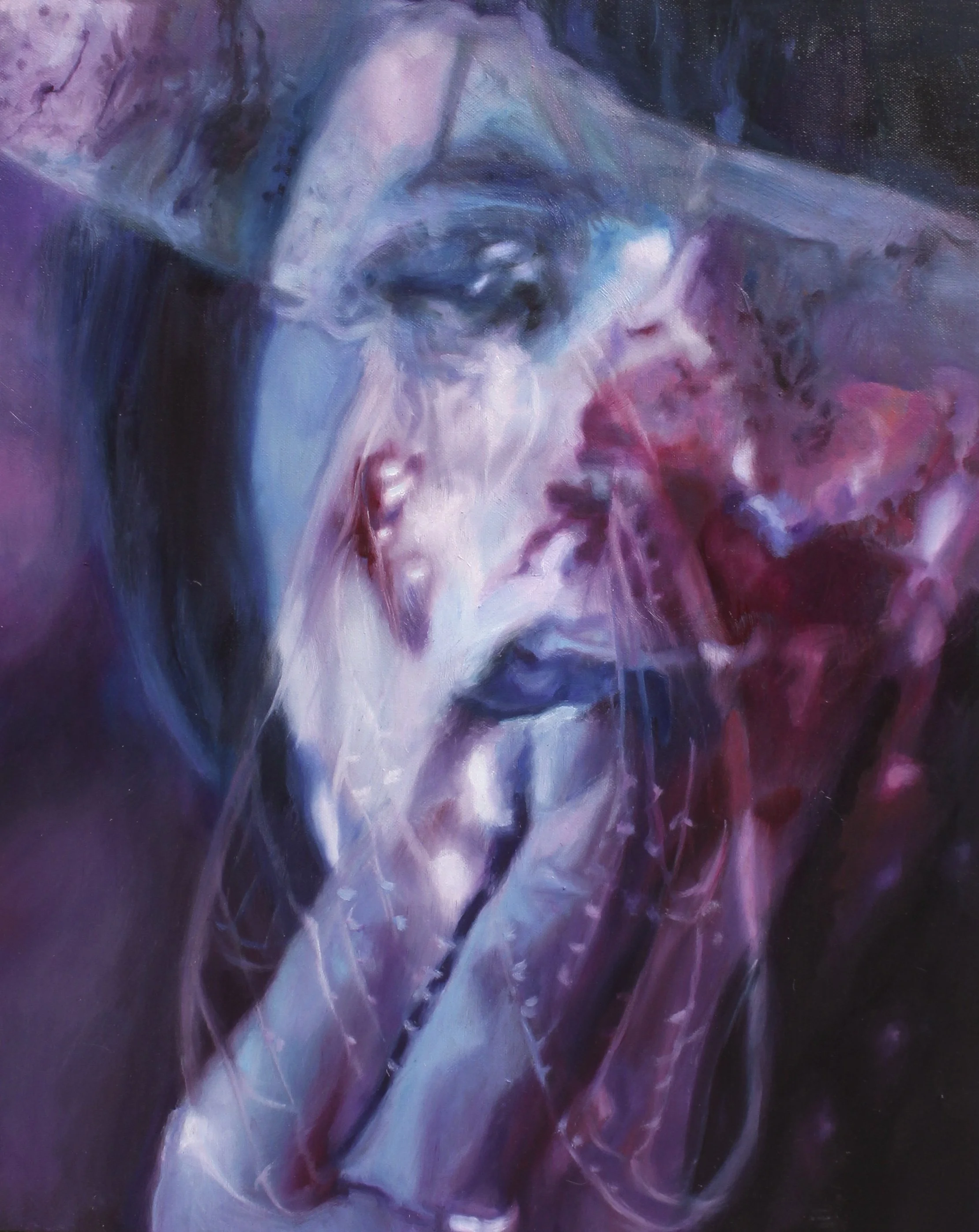 Cake Ritual, Oil on canvas, 30" x 24", 2022