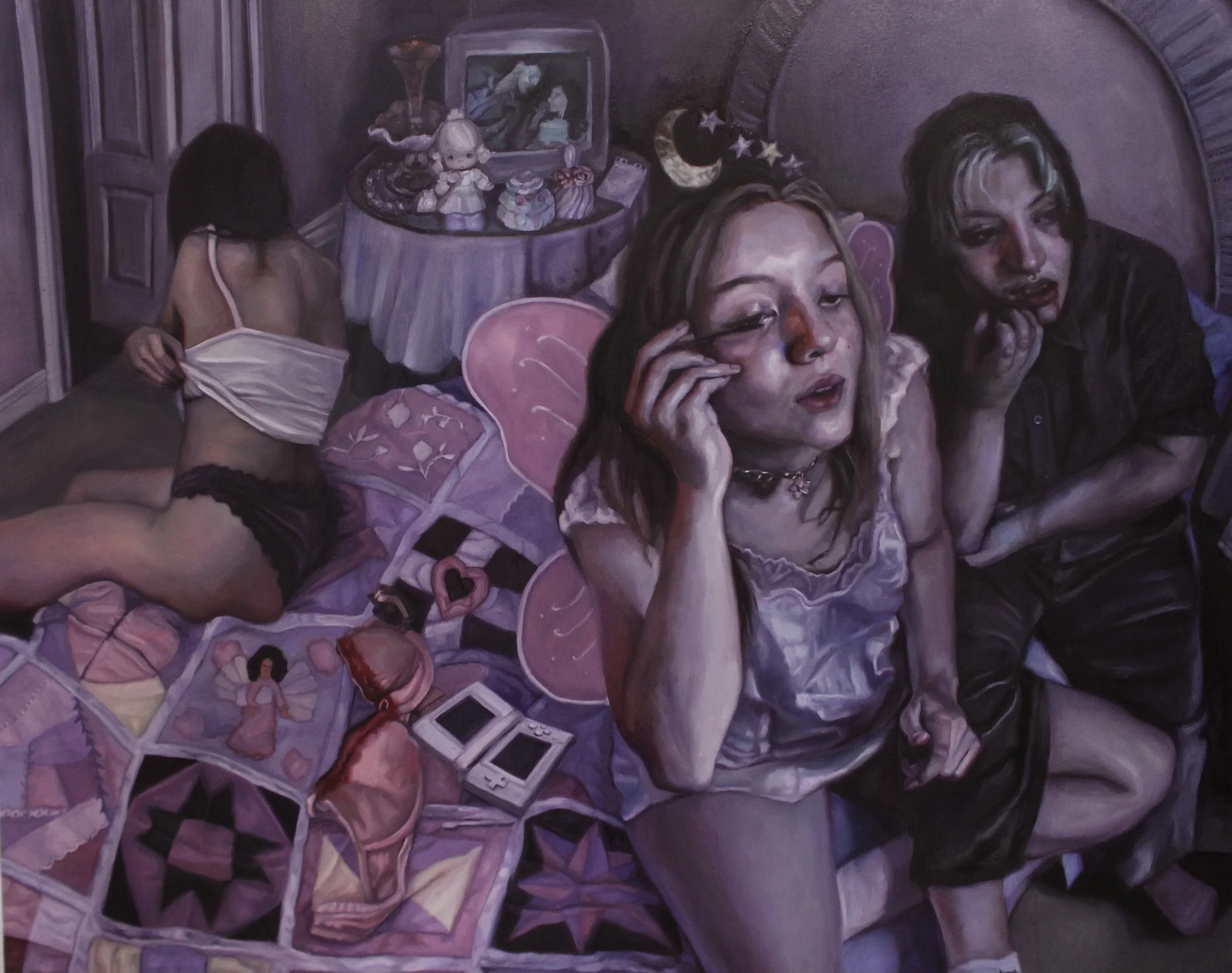Halloween, Oil on canvas, 4' x 5', 2021 (Sold)