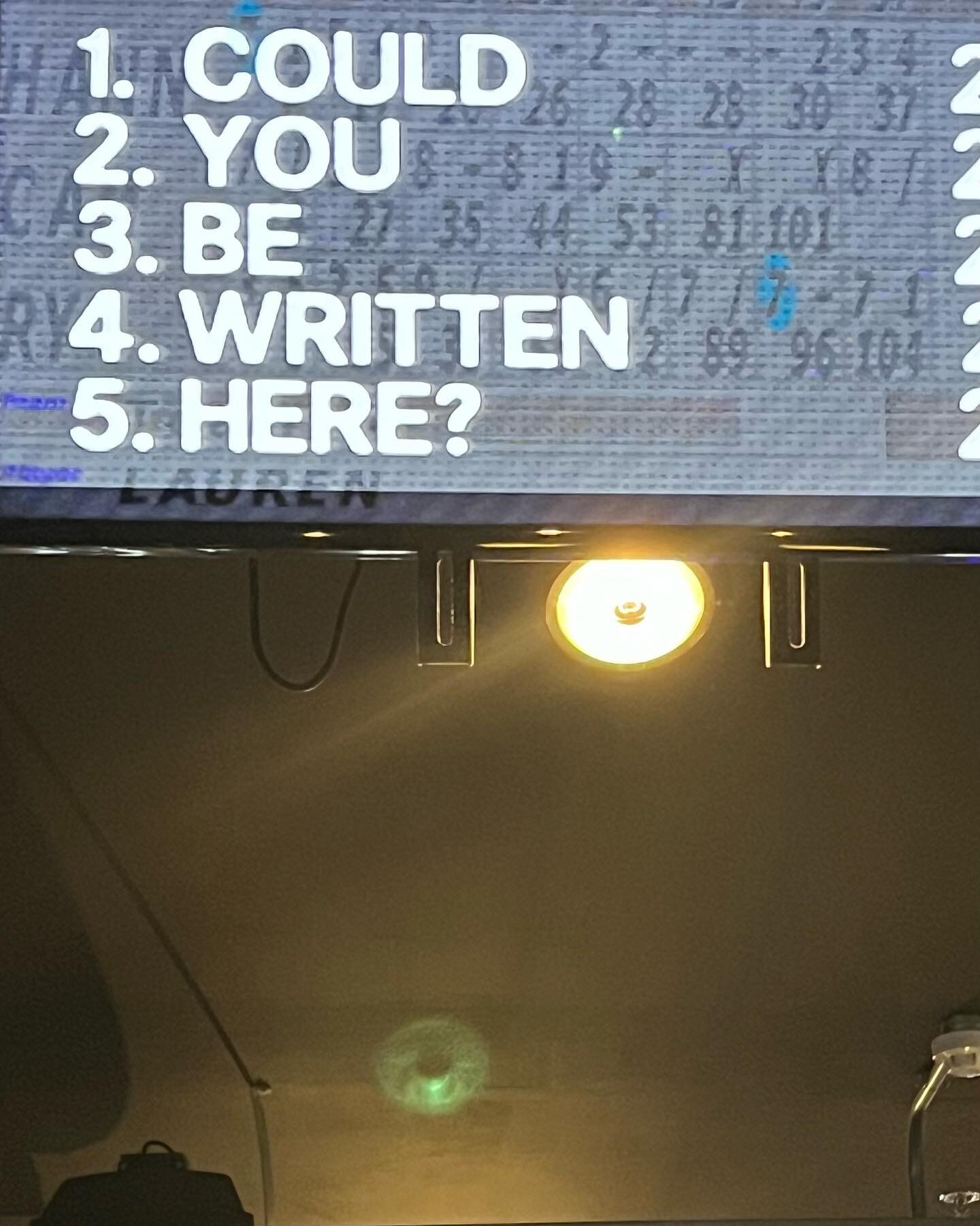 Could you?