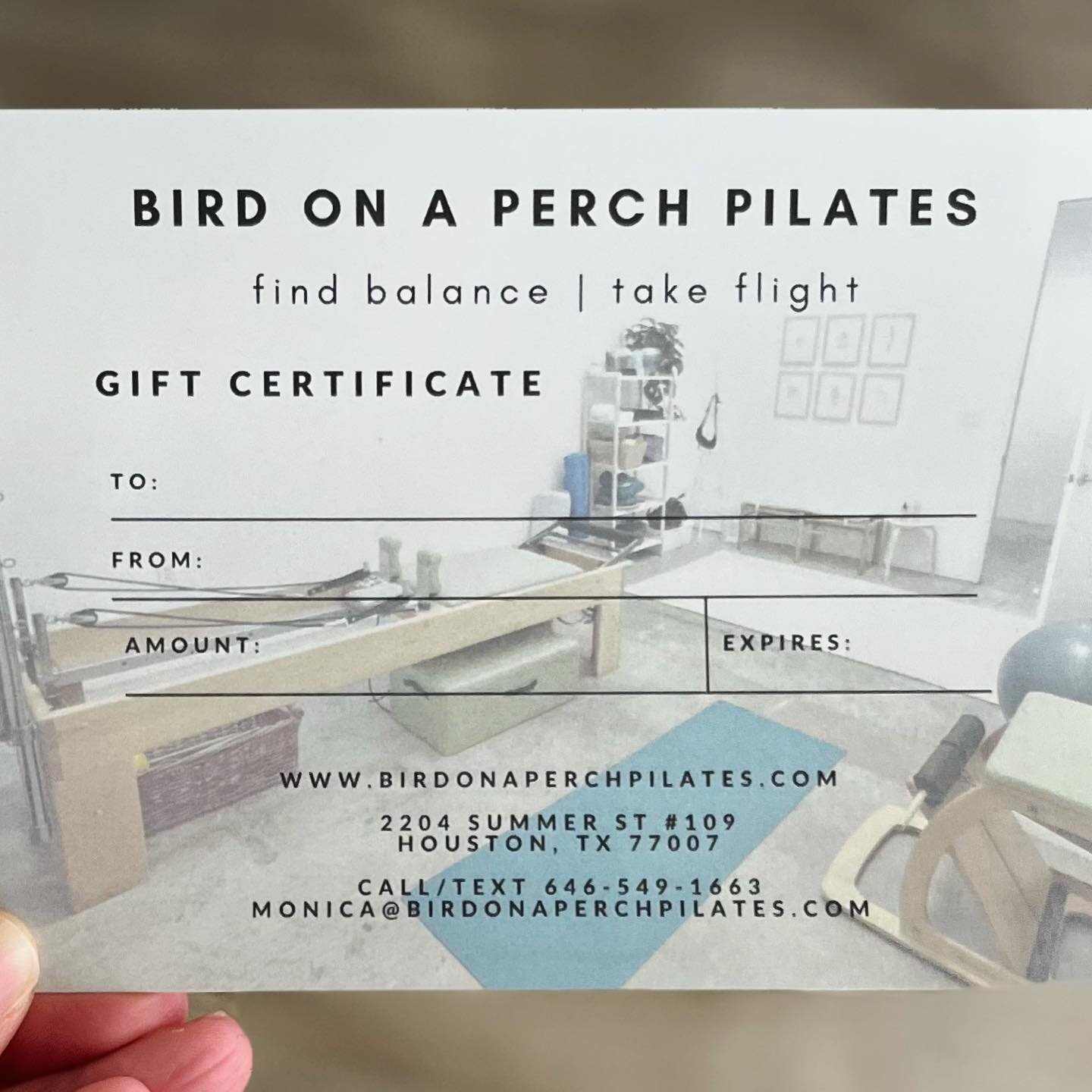 Looking for a unique gift this holiday season? Give the gift of movement that alleviates aches and pains, builds strength &amp; confidence, and enhances performance to your friends, loved ones or the dancer in your life.  Gift Certificates for Privat