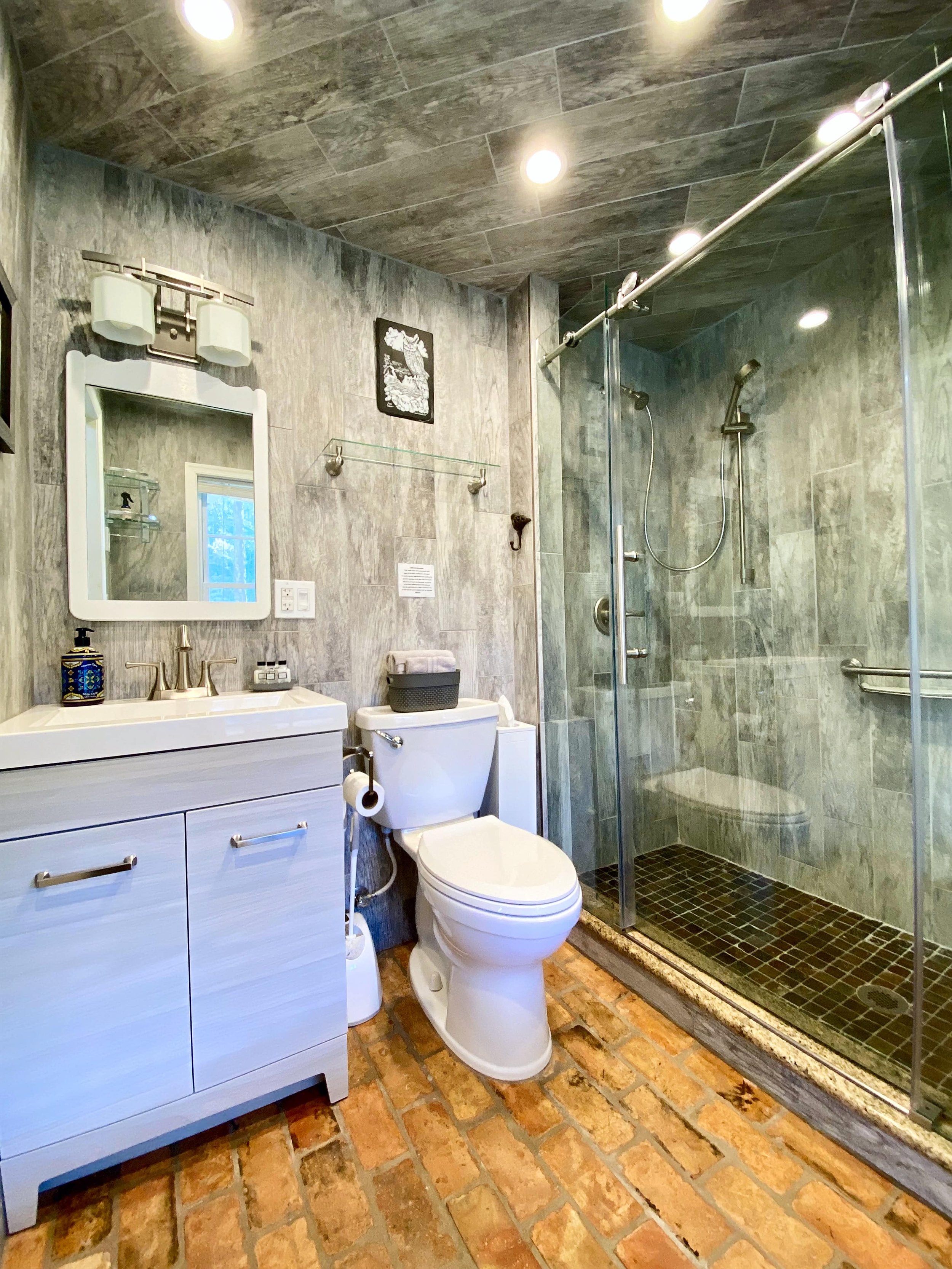 Bathroom Sink Toilet and Shower_Mission Possible Airbnb_NarrowsburgNY.JPG