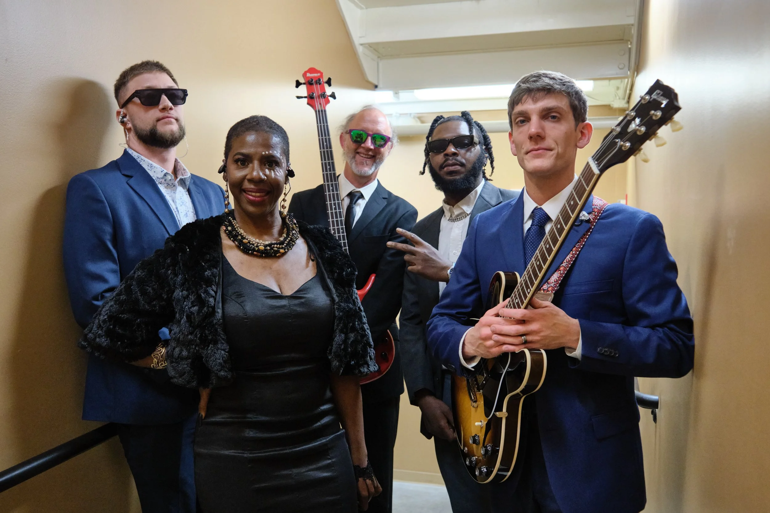 rebel noire and the accomplices. after Elkhart County Symphony Orchestra performance. May 18, 2025. credit: J Korn Photographics