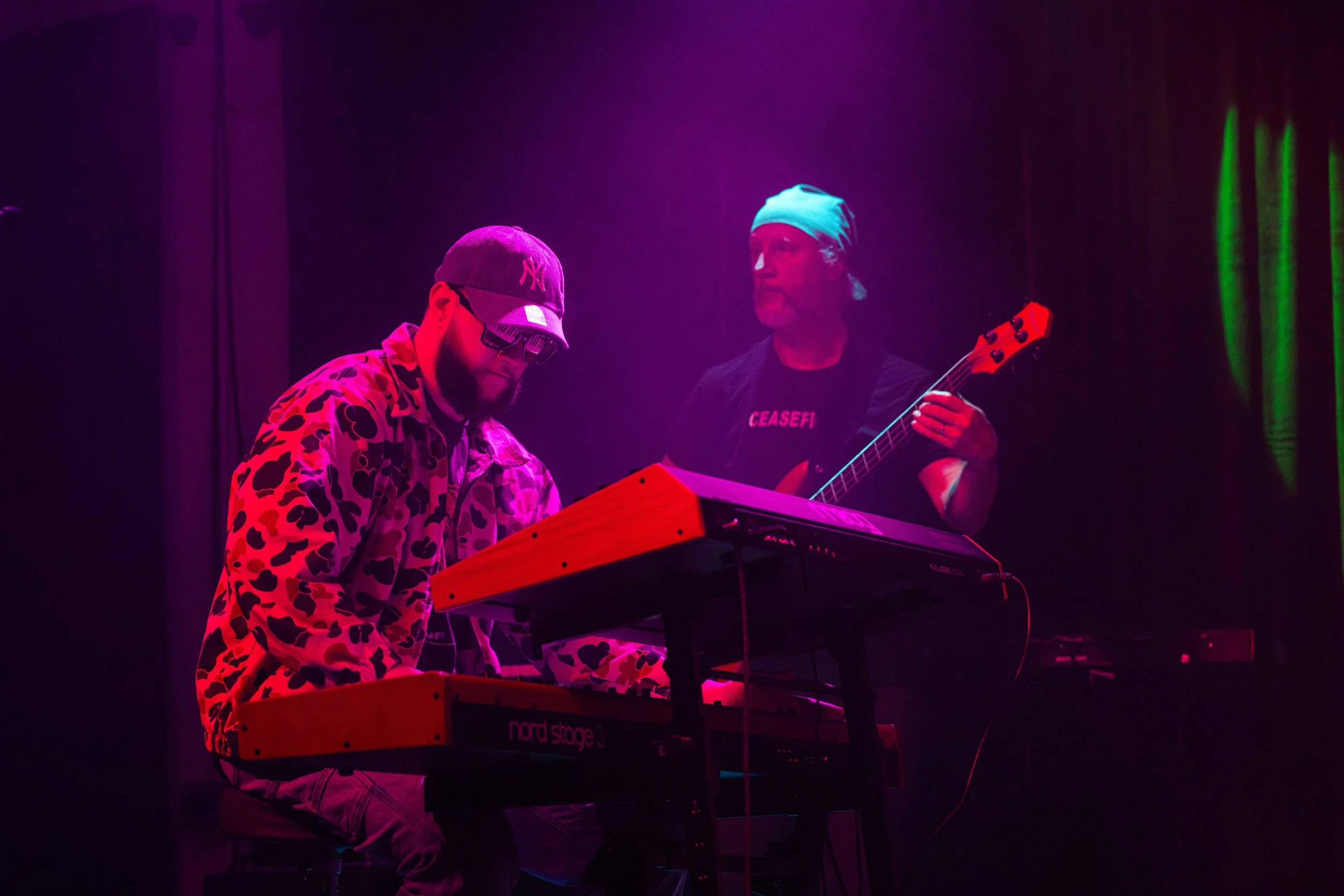 accomplices Devin Brewer and Jason Brewer opening for MJT at Stockroom East on March 5, 2026. credit: Mike Norris/betapixels