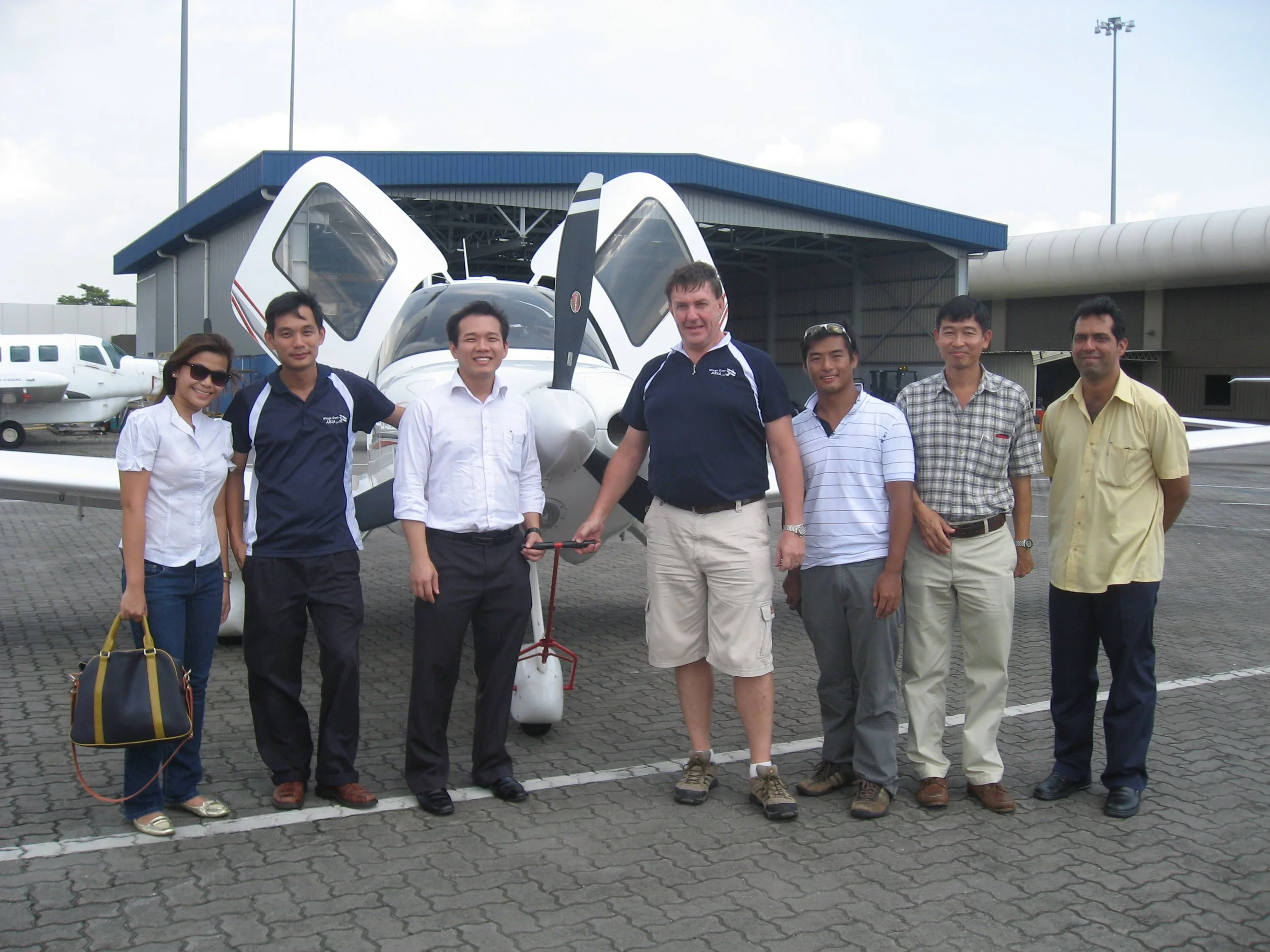 WOA on research trips with Changi Airport Group Managers, Apron Officers and Airport Planners to develop Singapore’s first compact parking design.