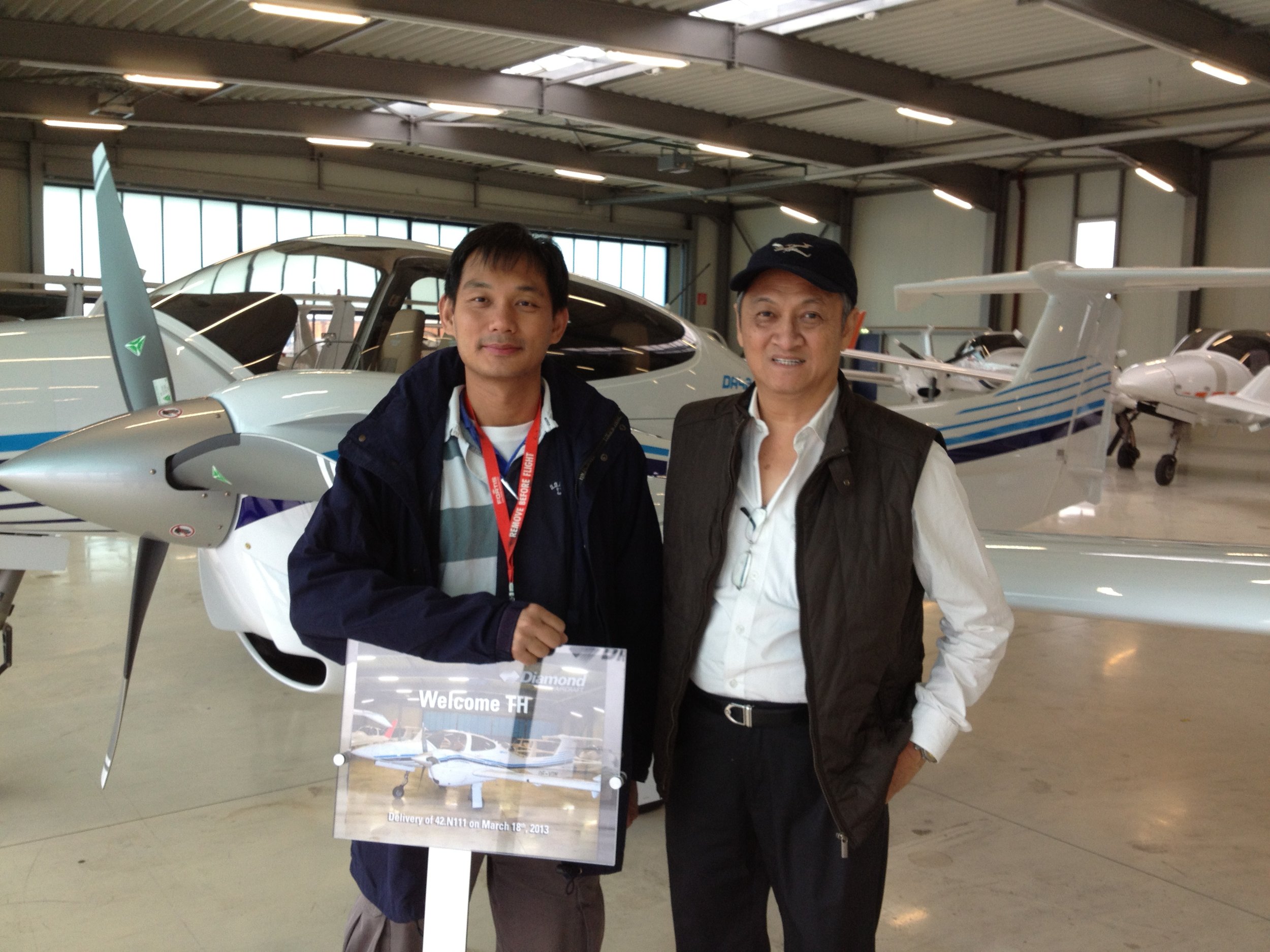 Mar 2013 - Sales &amp; Ferry delivery of NEW Diamond DA42NG (Austria to Singapore)