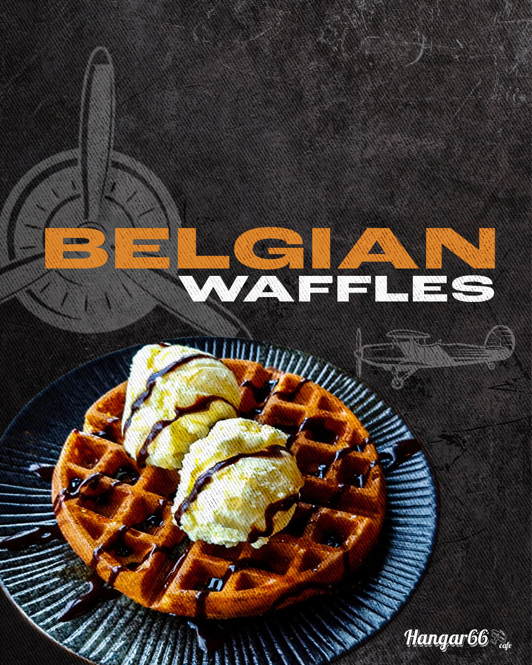 Take your taste buds on a decadent journey with our new Belgian Waffles!

Generously topped with two generous scoops of ice cream of your choice and drizzled with rich, velvety chocolate sauce. Every bite is a heavenly combination of warm, fluffy waf