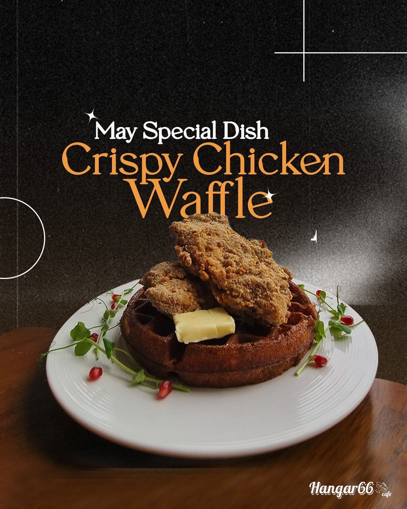 Get ready for some finger-lickin' goodness this May with our Crispy Chicken Waffle special at only $18.66! 

Our homestyle fried chicken served on our famous 🧇 thick Belgian waffle is the perfect combination of sweet and savoury. Drizzled with 🍁 ma