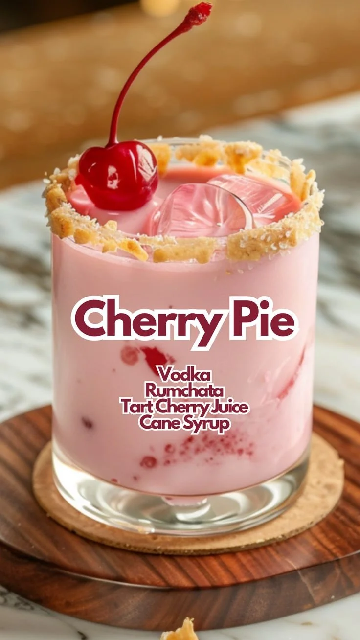 Cherry Pie from @_mybartender