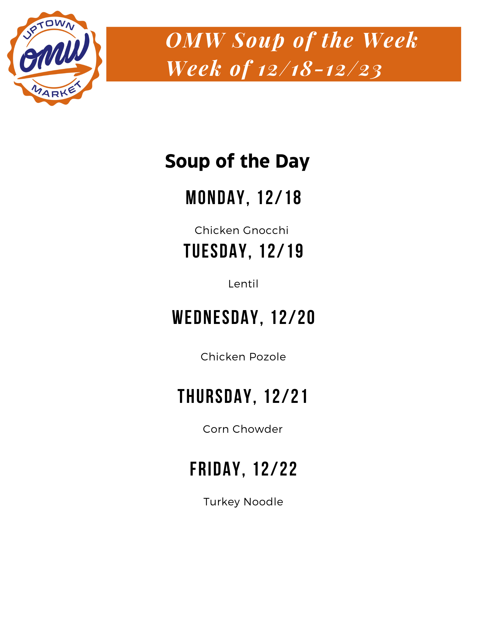 Weekly Soup Schedule Publix - m80v04i
