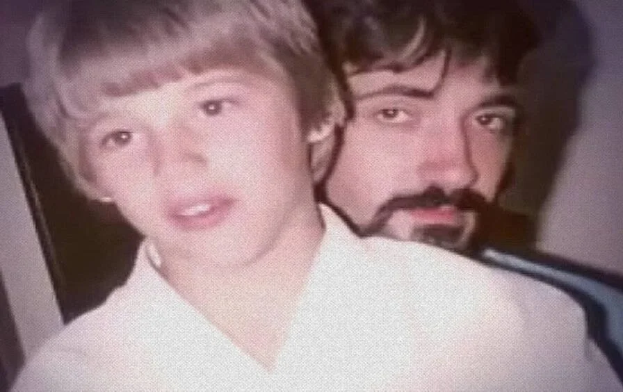 Jody Plauché (left) was 10-years old when 24-year-old karate instructor, Jeff Doucet (right) began to groom him.