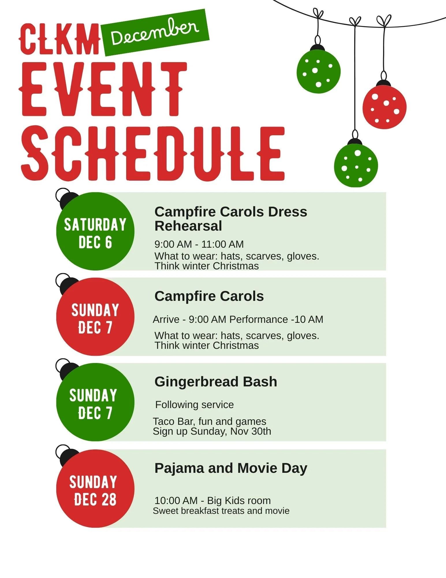 Red Green Simple Winter Christmas Holiday Event Schedule Flyer A4.jpg