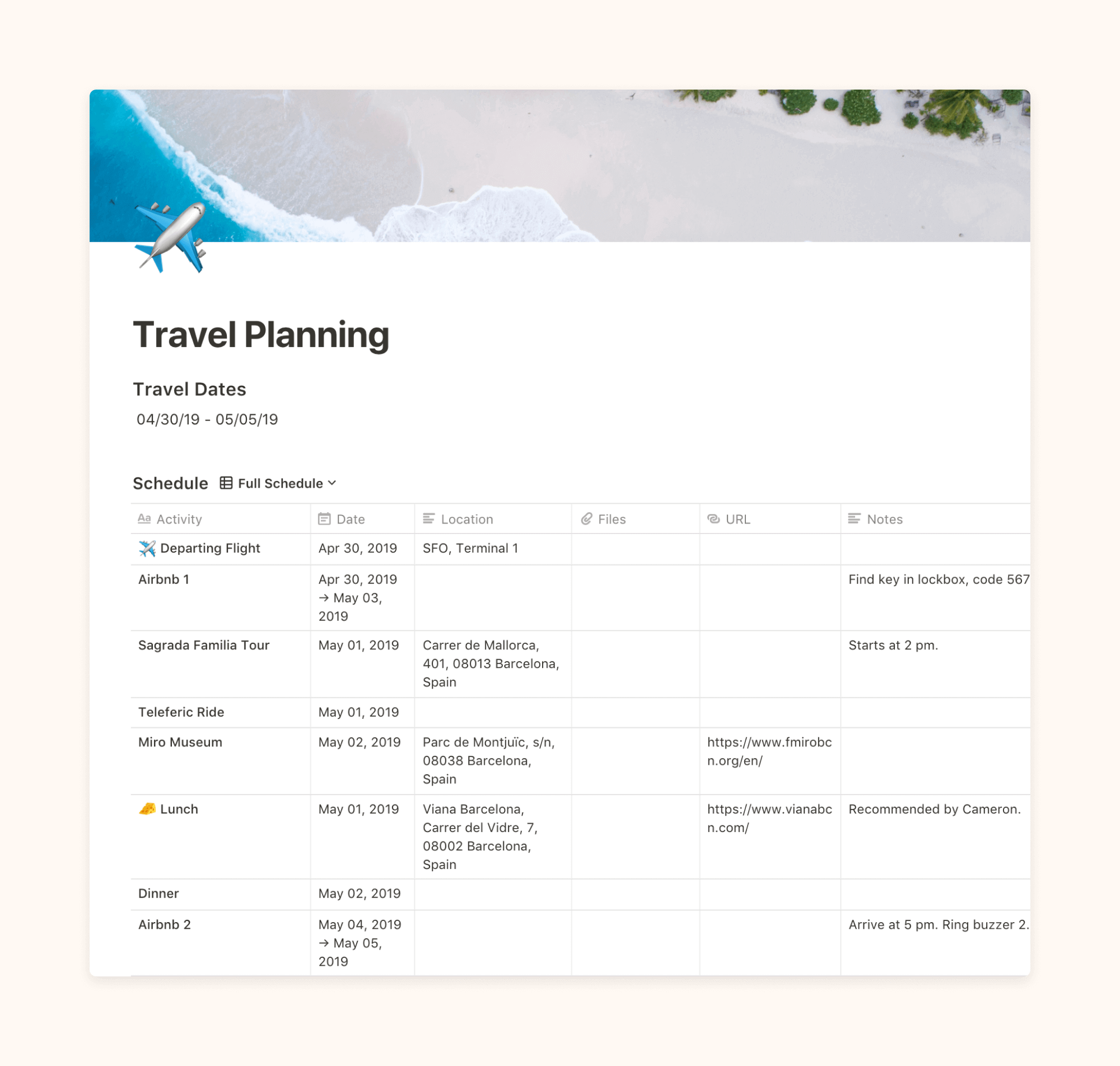 The Best Way To Organize Your Vacation Using Notion Travel Templates