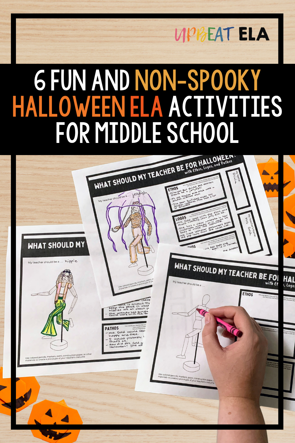 6 Fun and Non-Spooky Halloween ELA Activities for Middle School